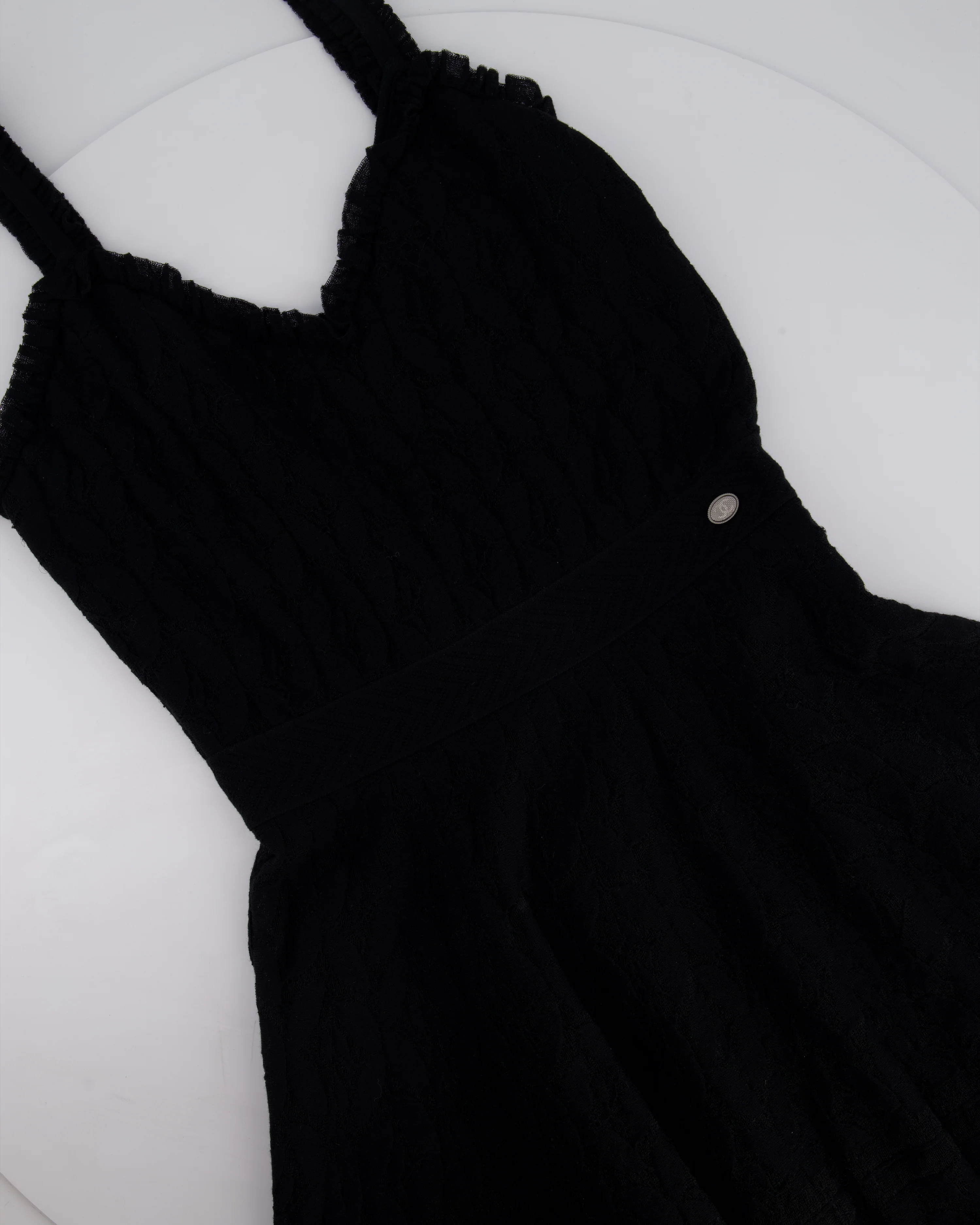 Chanel Black A-Line Lace Mini Dress Size FR 38 (UK 10) - Image 8