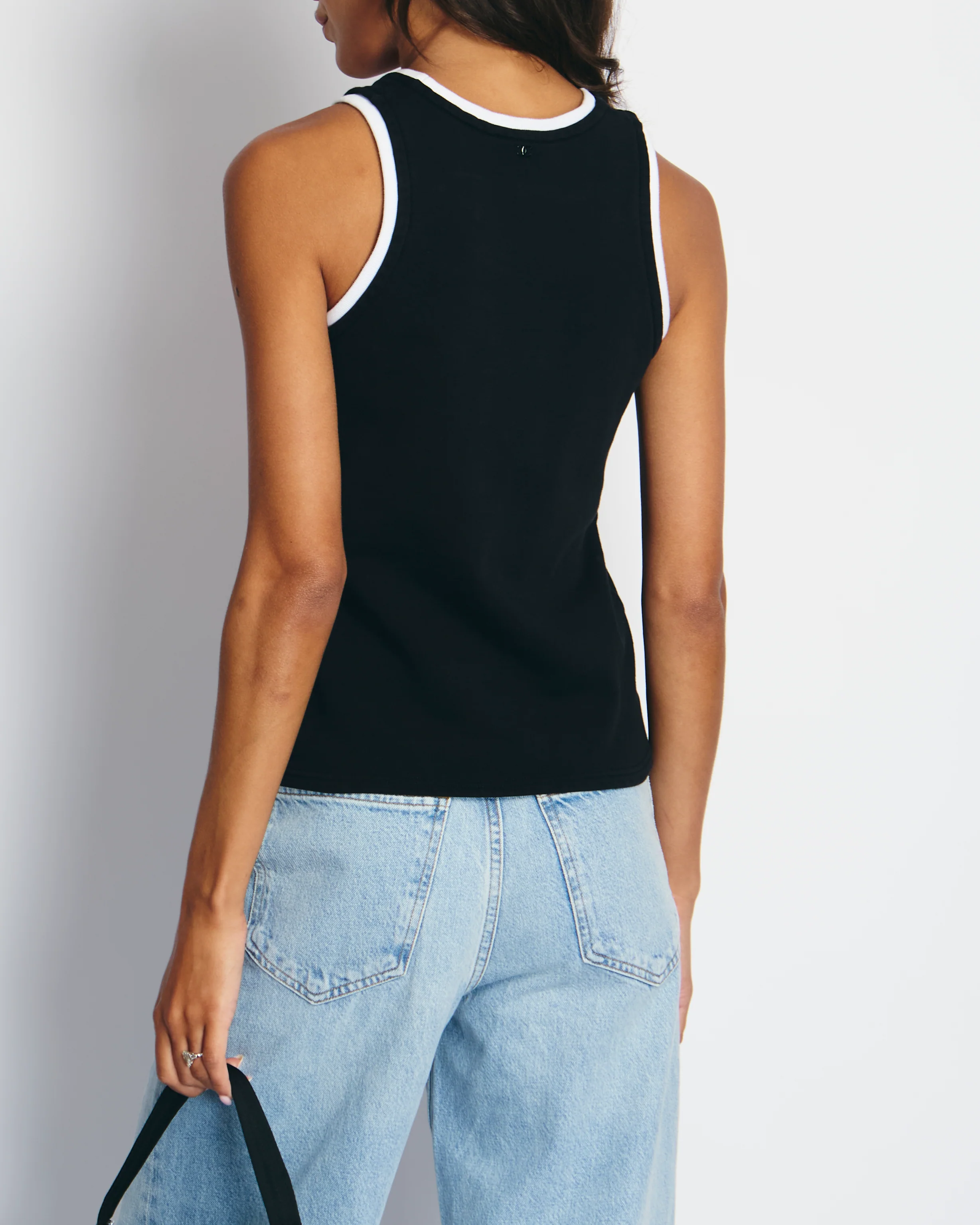 Chanel 21S Black and Pink No5 Tank Top Size FR 34 (UK 6) - Image 3