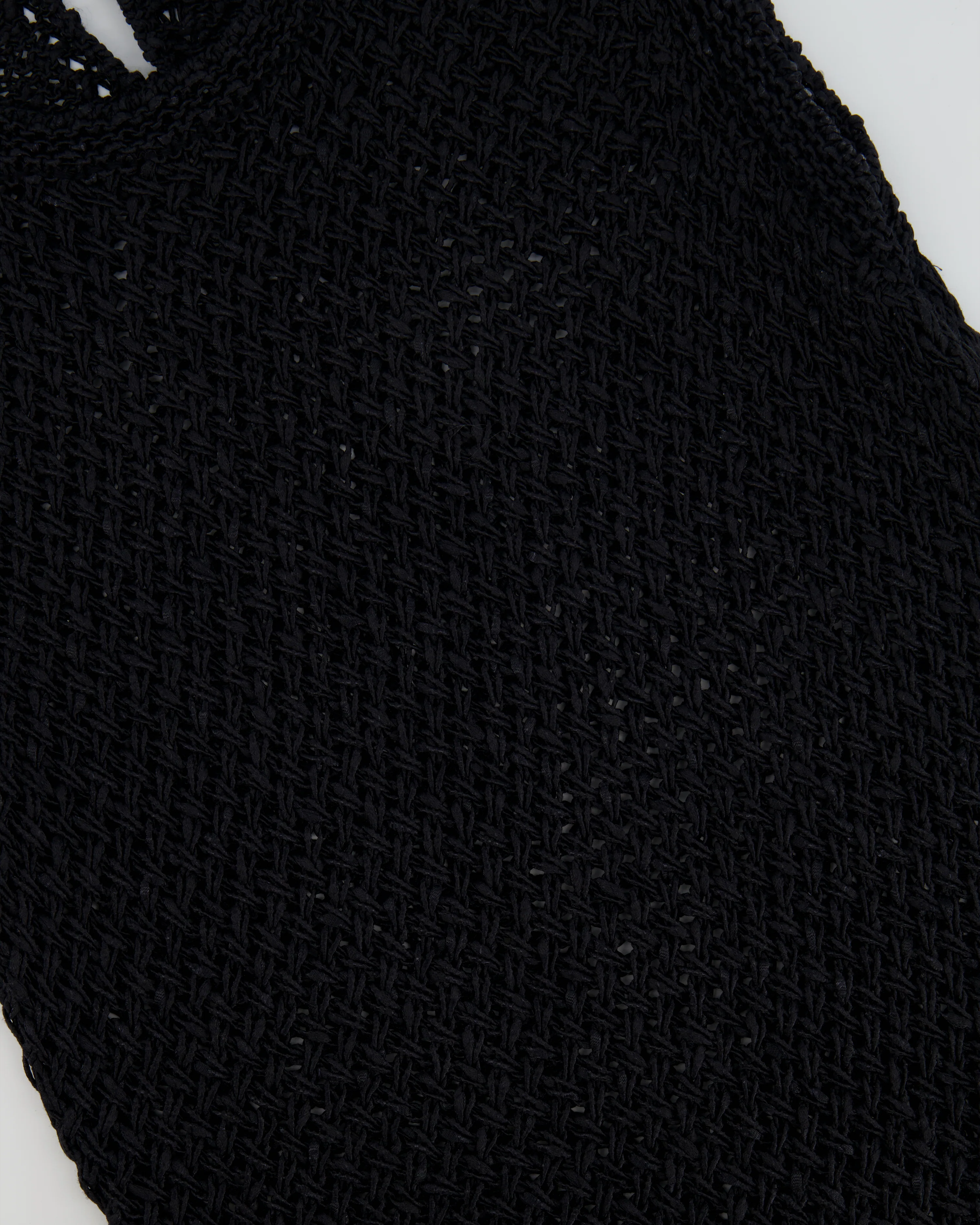 Chanel Black Crochet Mini Sleeveless Dress with CC Logo Button Detailing Size FR 38 (UK 10) - Image 3