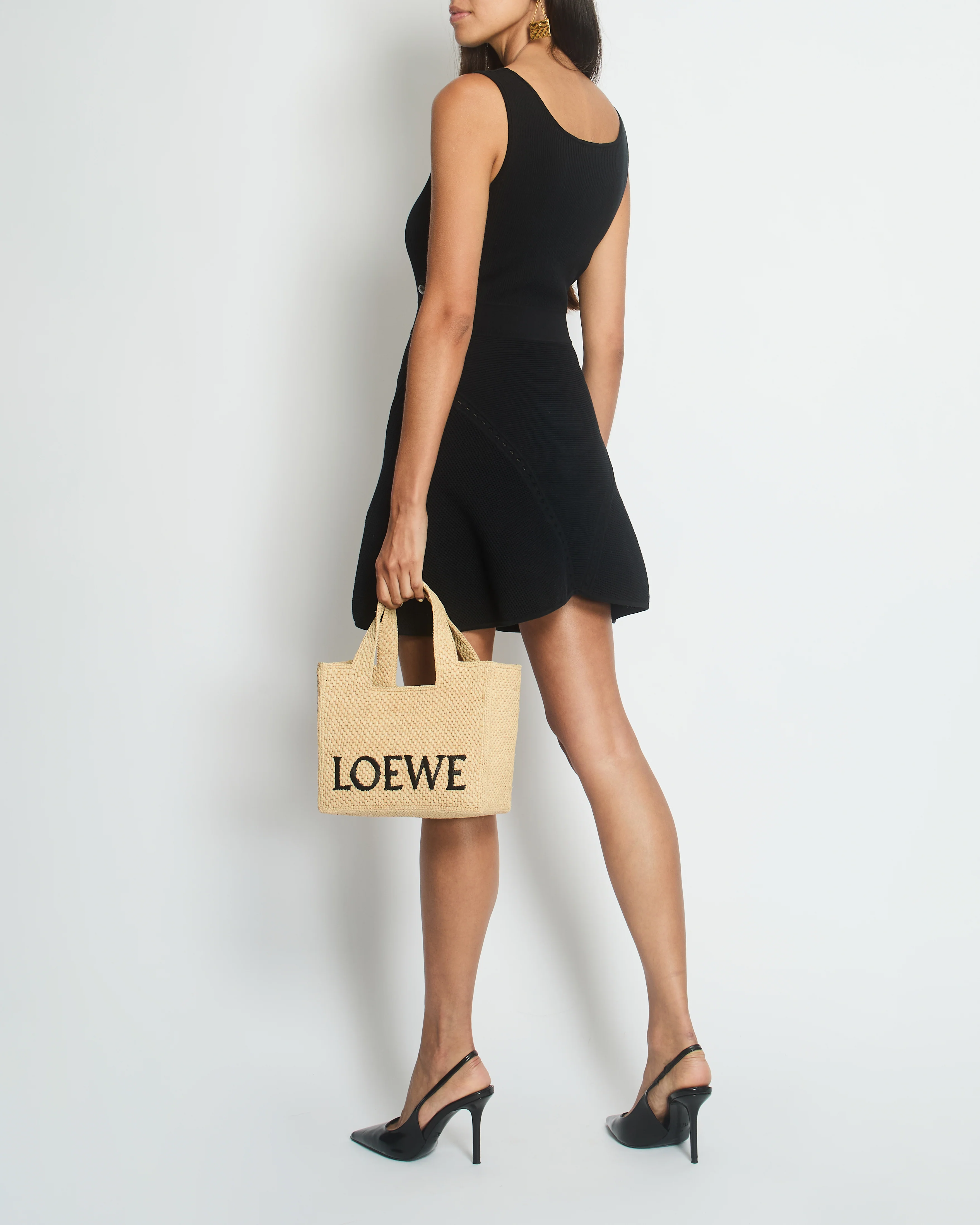 Chanel Black Knitted Mini Dress with CC Logo Detail FR 36 (UK 8) - Image 16