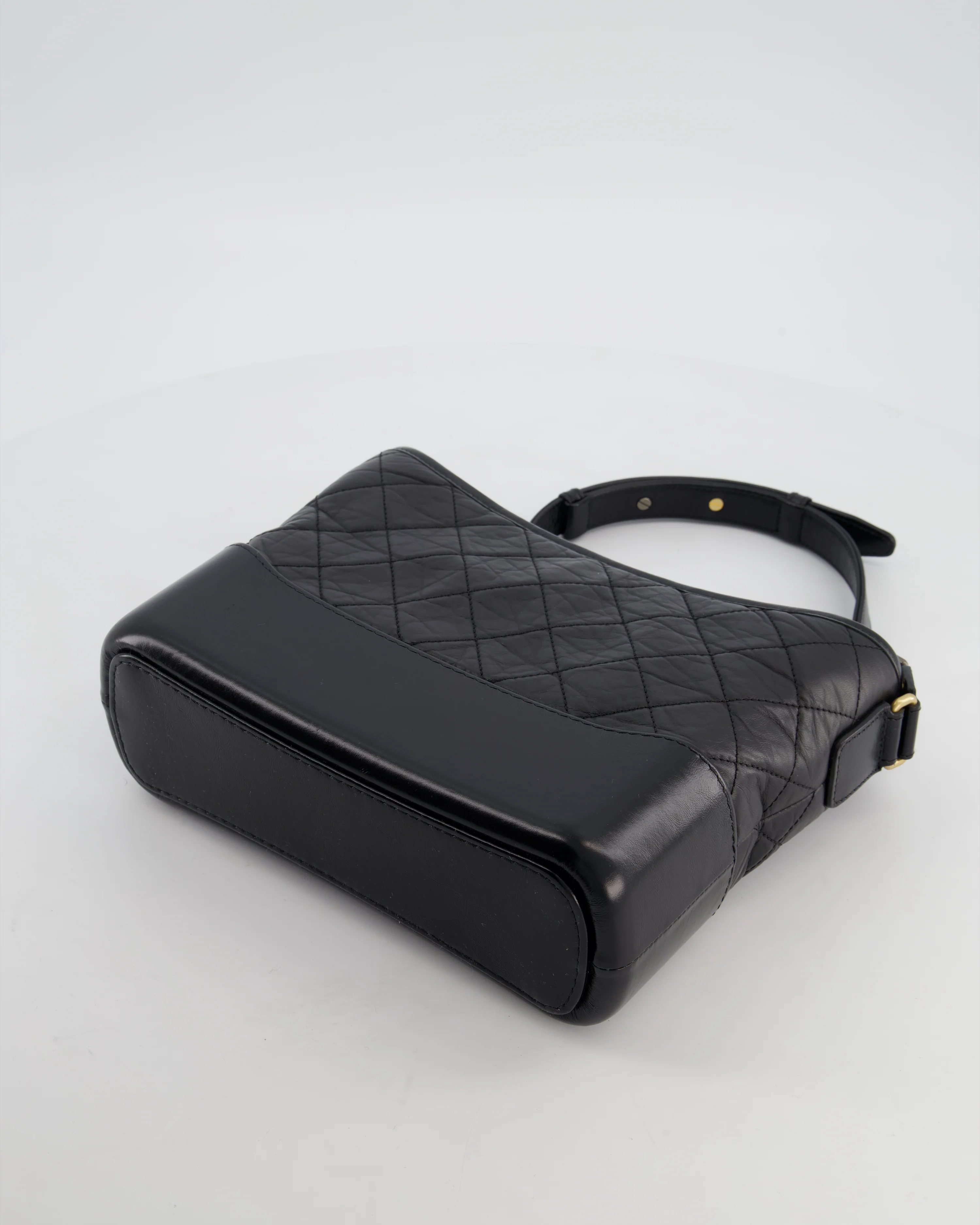 Chanel Black Medium Gabrielle Bag in Aged Calfskin Leather with Mixed Hardware - Image 18