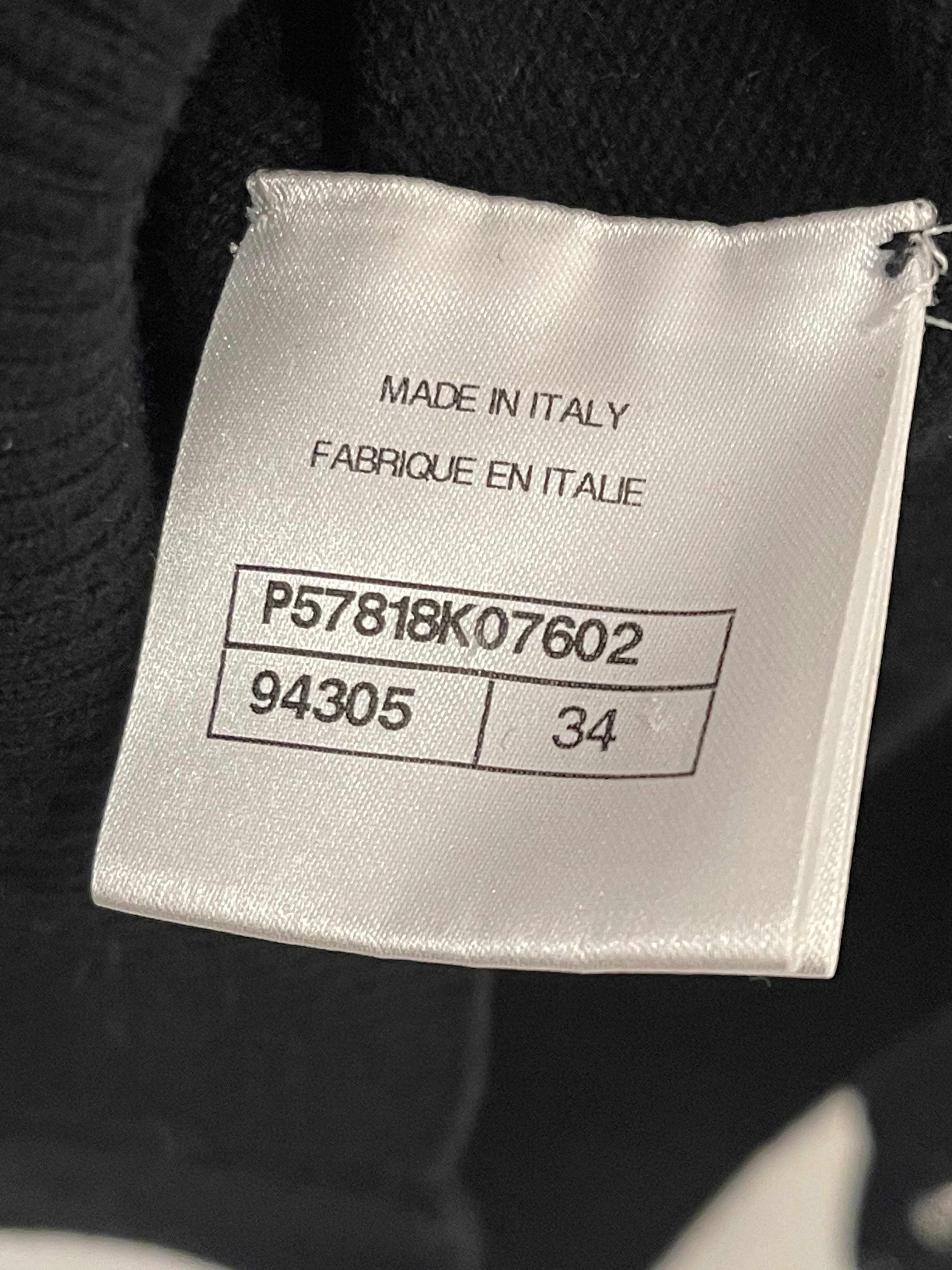 Chanel Black Mirror Embellished Jumper with CC Logo and Sequin Details Size FR 34 (UK 6) - Image 12