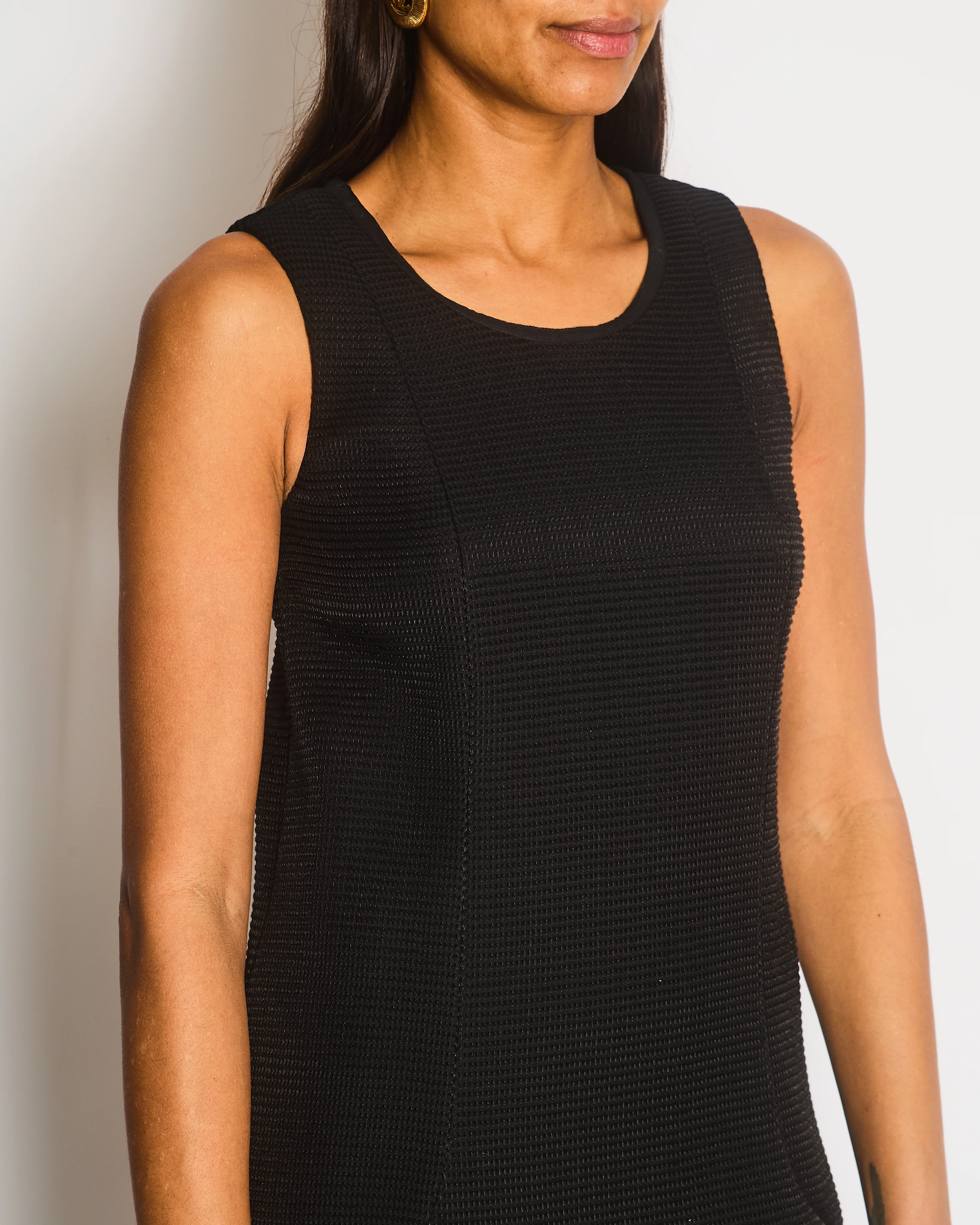 Chanel Black Sleeveless A-Line Midi Dress Size FR 36 (UK 8) - Image 3