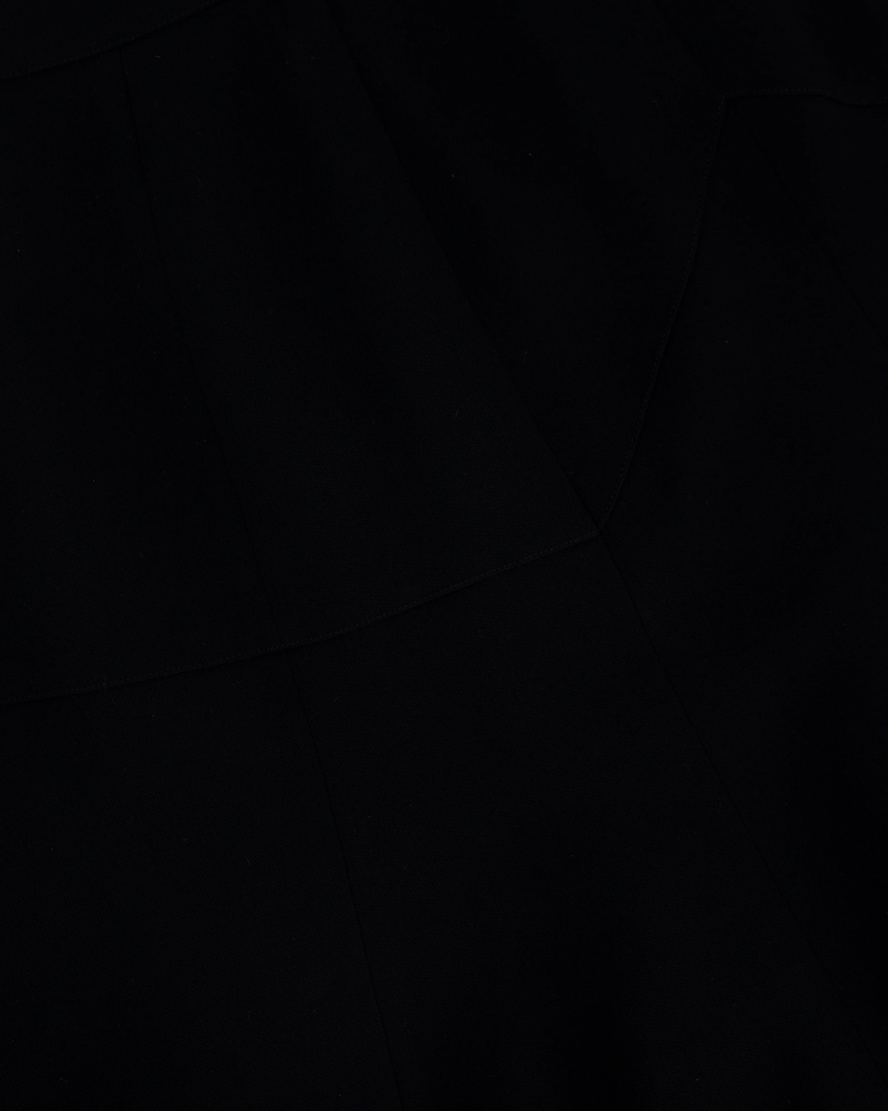 Chanel Black Vintage A-Line Mini Skirt With Zig-Zag Stitch Detail Size FR 36 (UK 8) - Image 7
