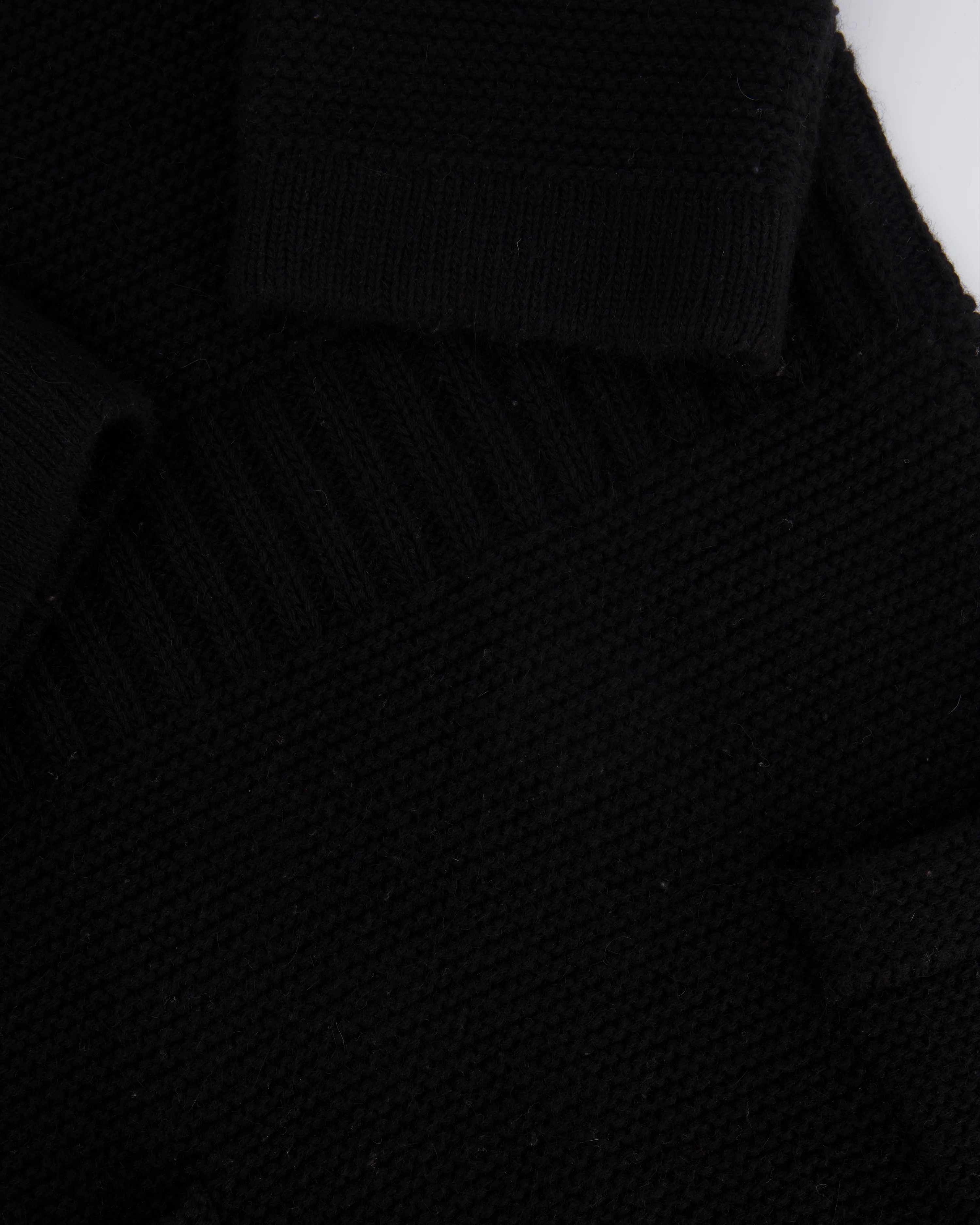 Chanel Black Wool Knitted Short-Sleeved Mini Dress with Front Pockets and Silver Textured CC Logo Button Detail Size FR 34 (UK 6) - Image 7