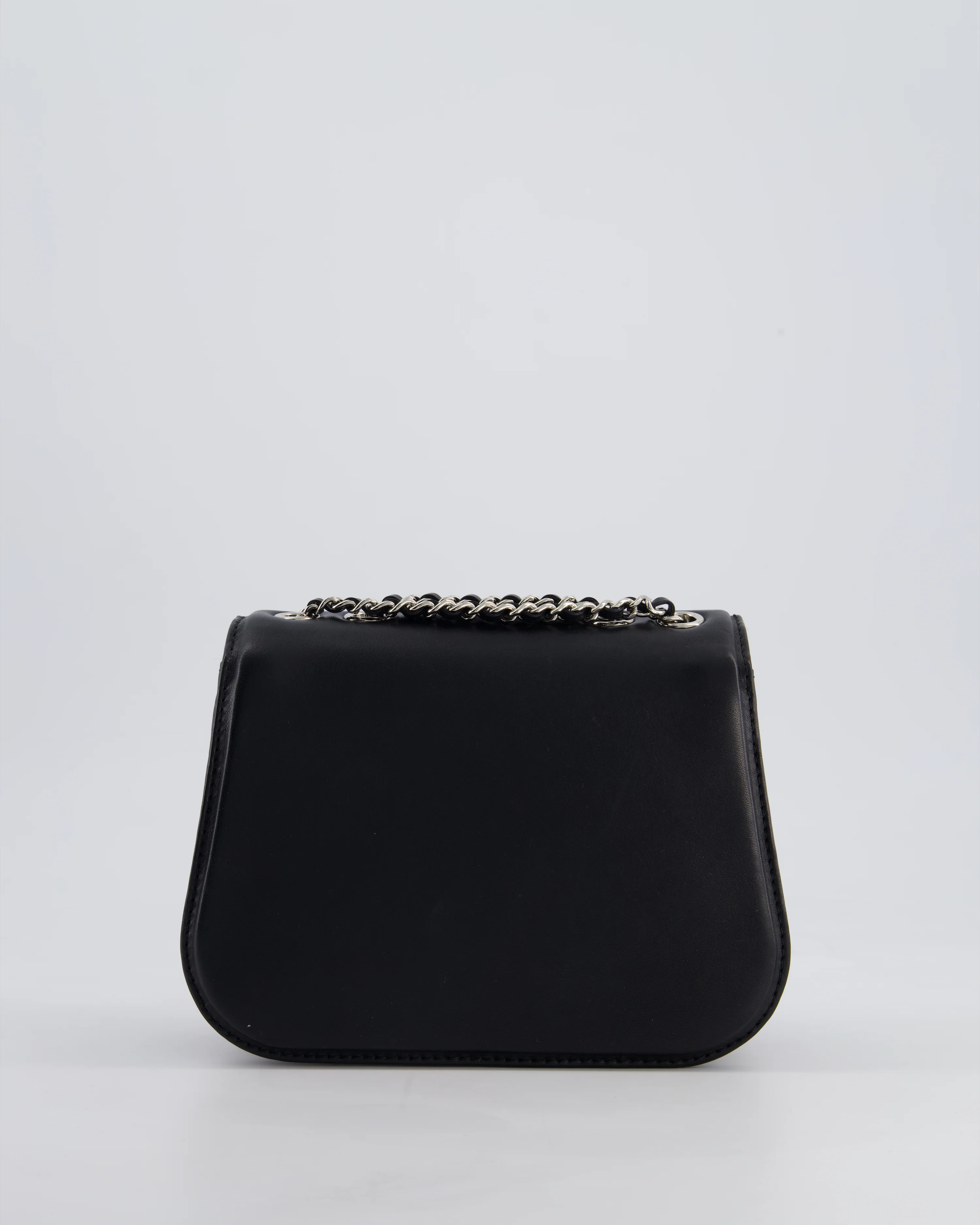 Chanel Braided Chic Flap Bag in Black Lambskin Leather with Silver Hardware - Image 10