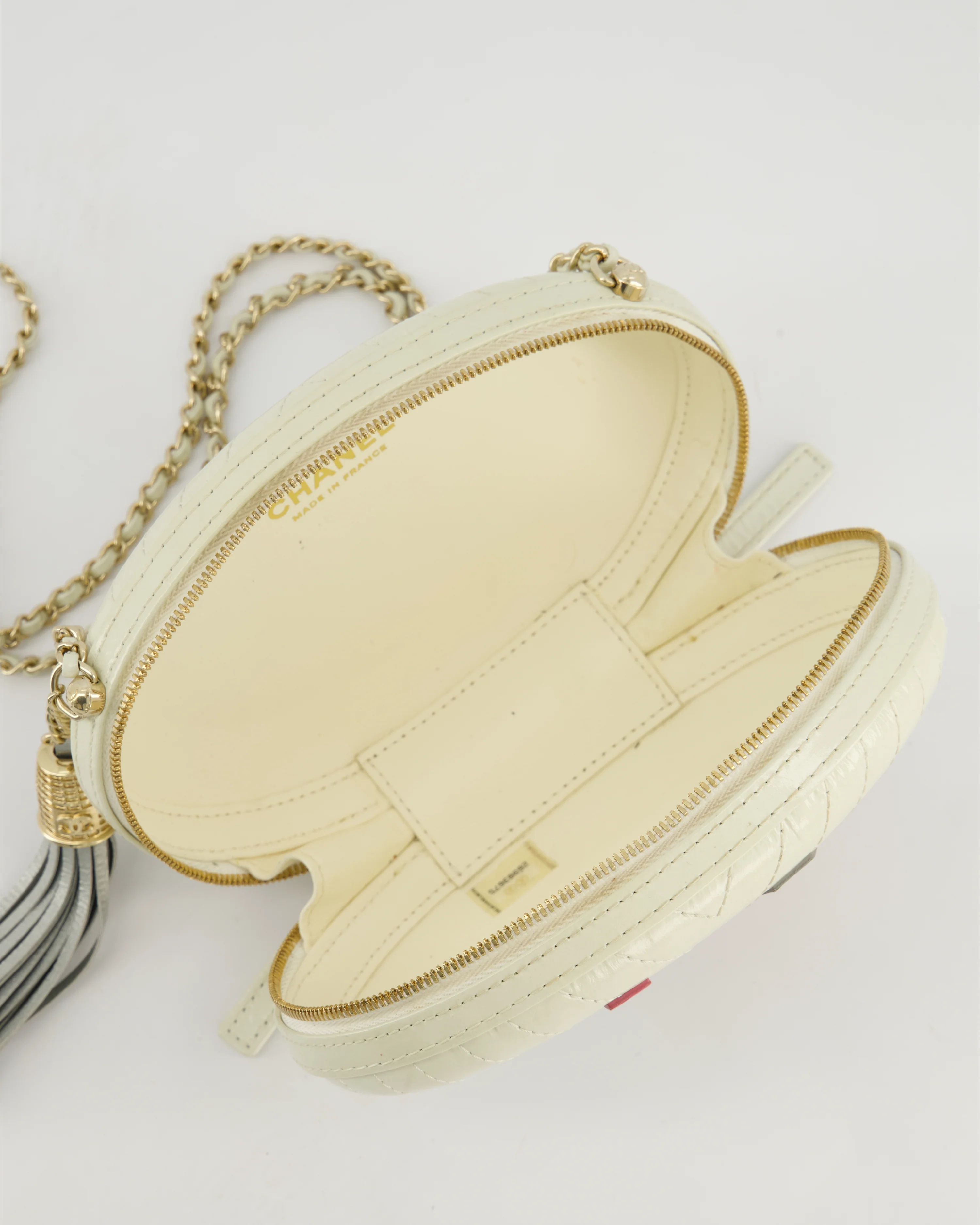 Chanel Cruise 2019 "La Pausa" Crossbody Bag with Champagne Gold Hardware and Tassel Detail - Image 19