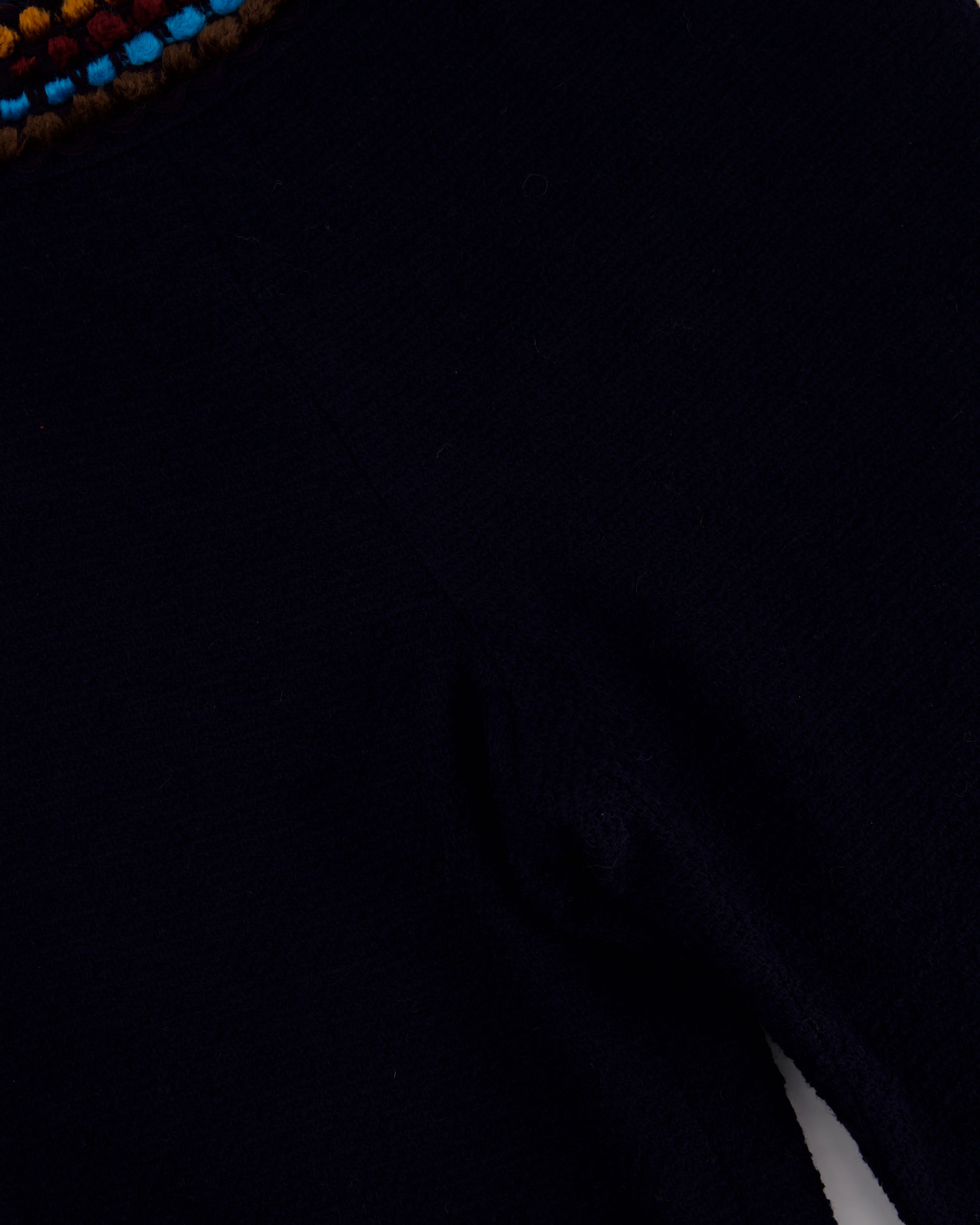 Chanel for Bergdorf Goodman AW/97 Navy Boucle Cropped Jacket with Matching Trousers Size FR 36 (UK 8) - Image 14