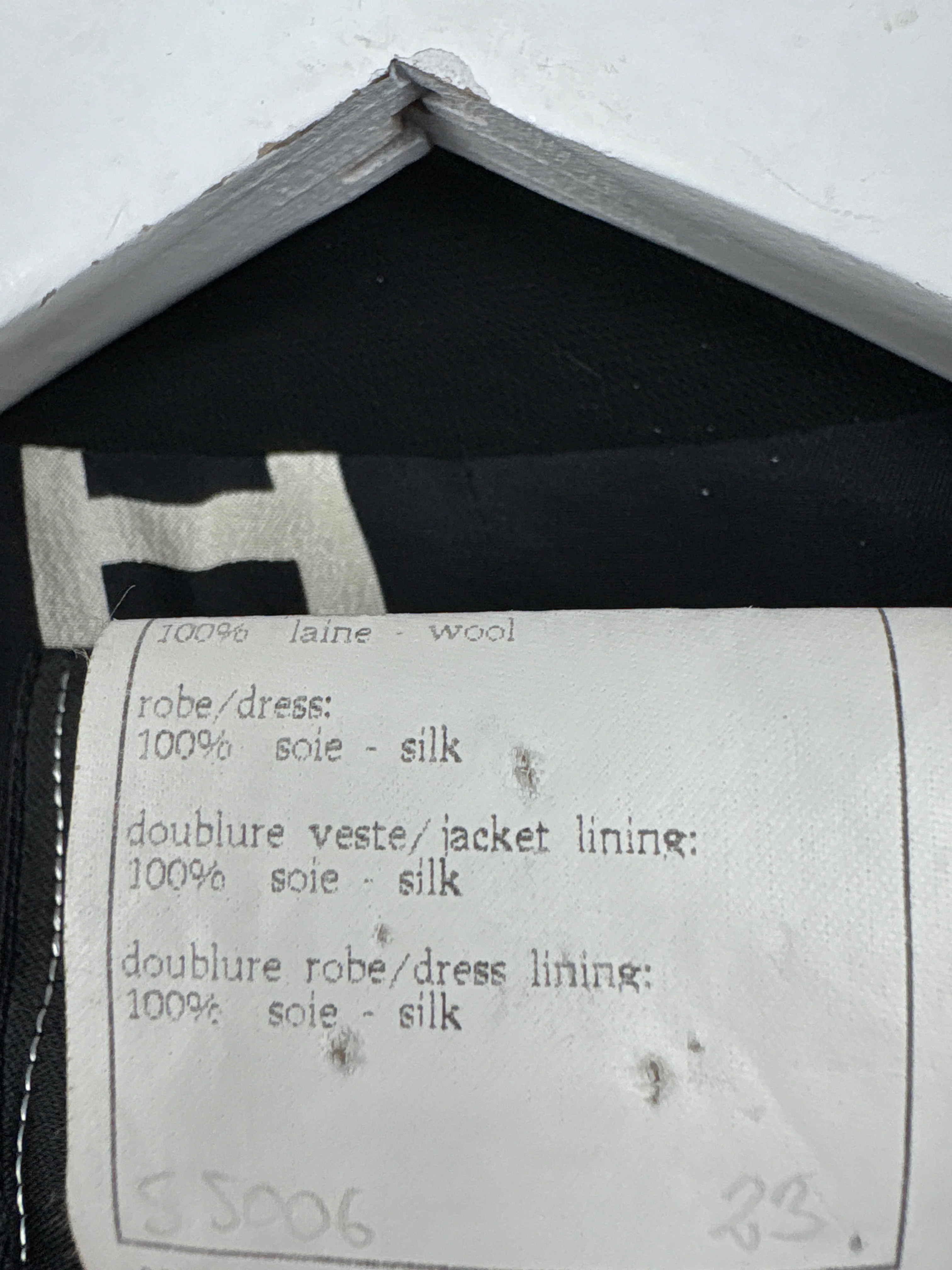 Chanel Vintage Runway 97/S Black, White CC Logo Slip Dress and Jacket Set with CC Chanel Button Size FR 42 (UK 14) - Image 19