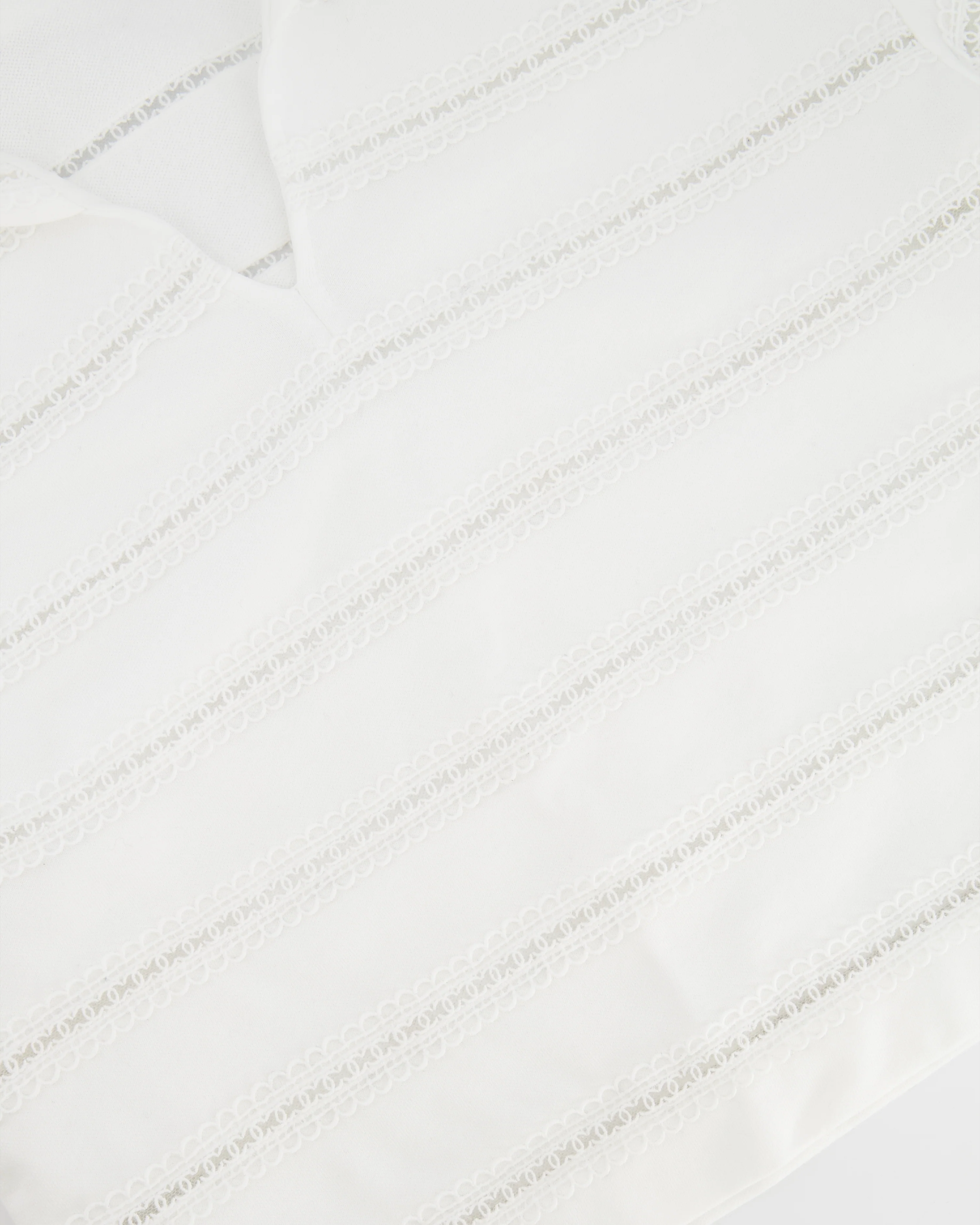 Chanel White Blouse with CC Logo Embroideries Size FR 34 (UK 6) - Image 6