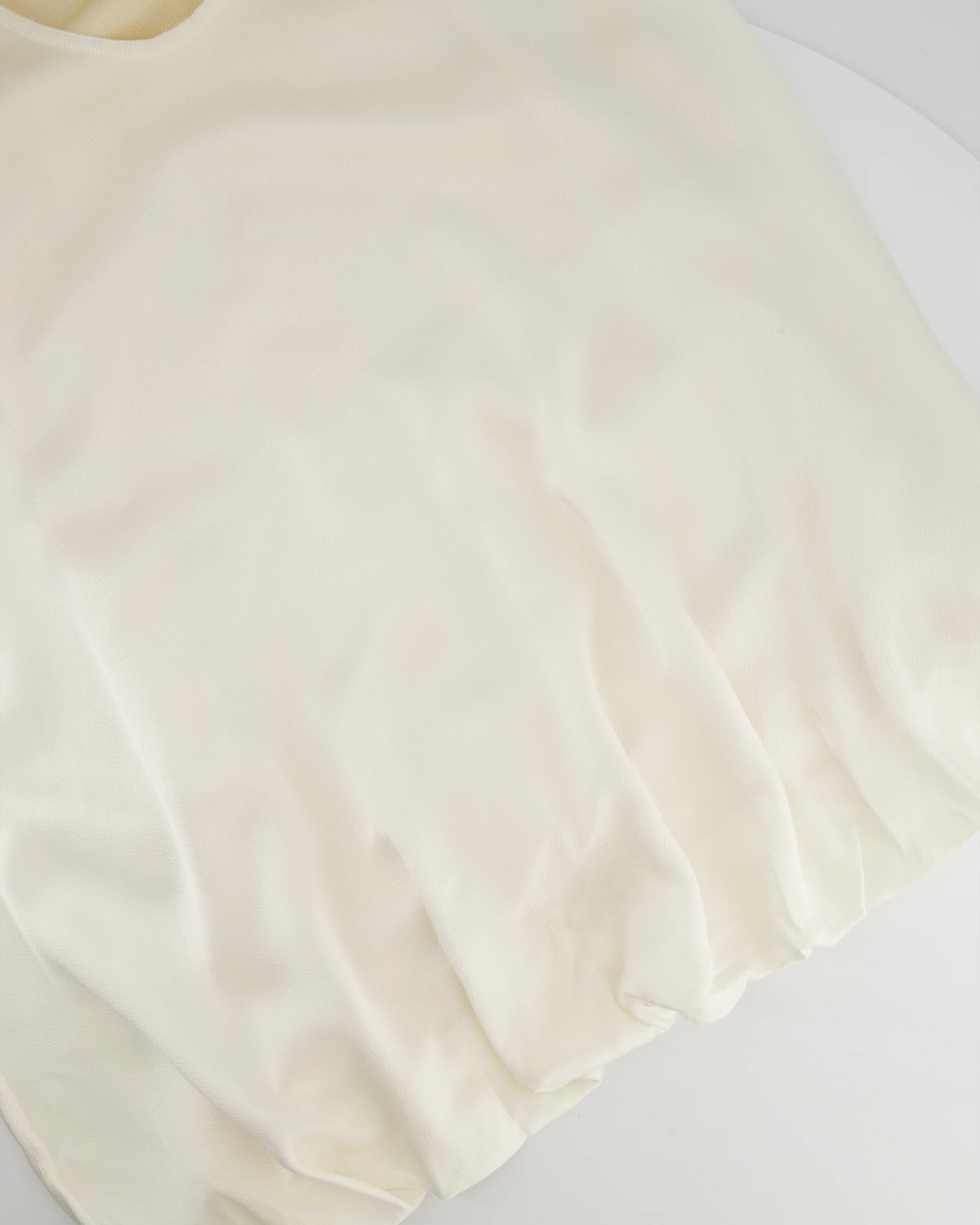 Valentino Satin White Two-Tone Sleeveless Double Layer Midi Dress Size IT 36 (UK 4) - Image 4