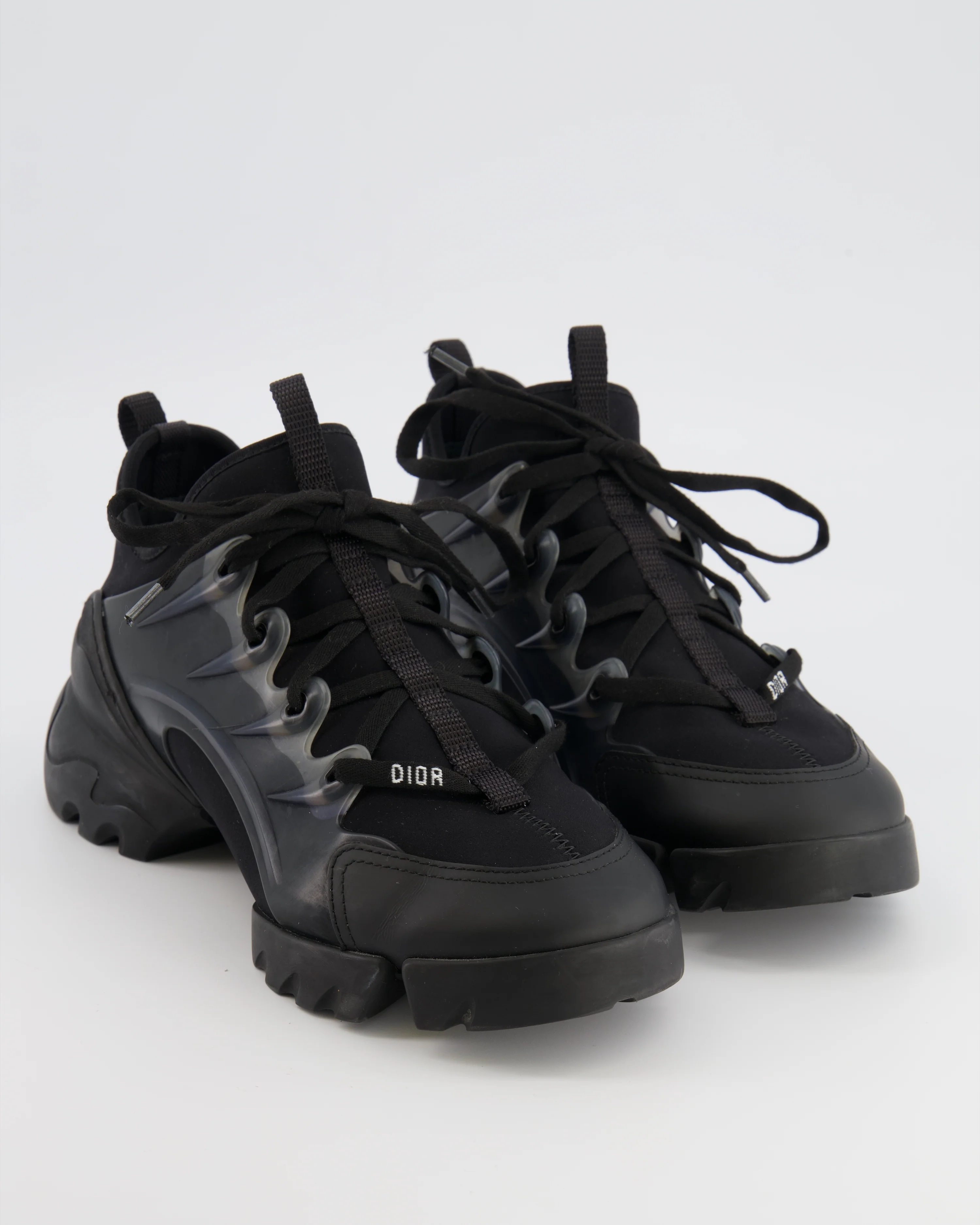 Christian Dior Black D-Connect Trainers with Back Logo Detail Size EU 38 RRP £860 - Image 2