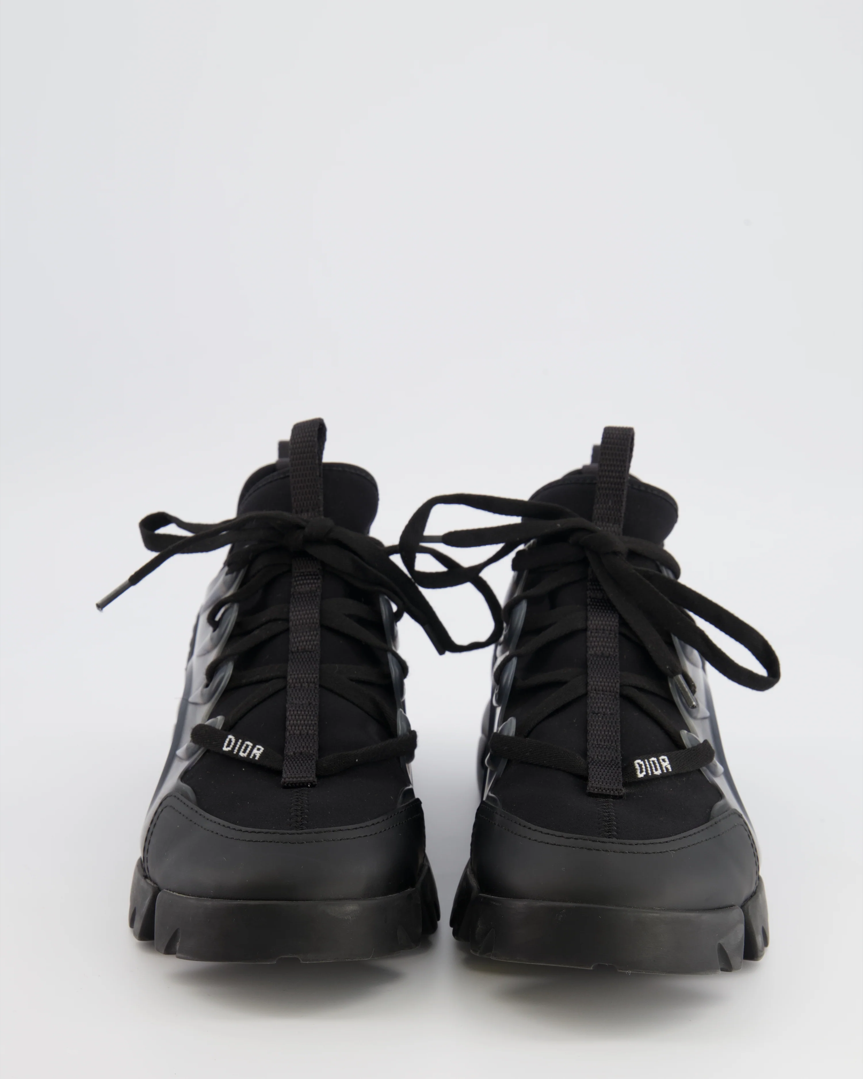 Christian Dior Black D-Connect Trainers with Back Logo Detail Size EU 38 RRP £860 - Image 4