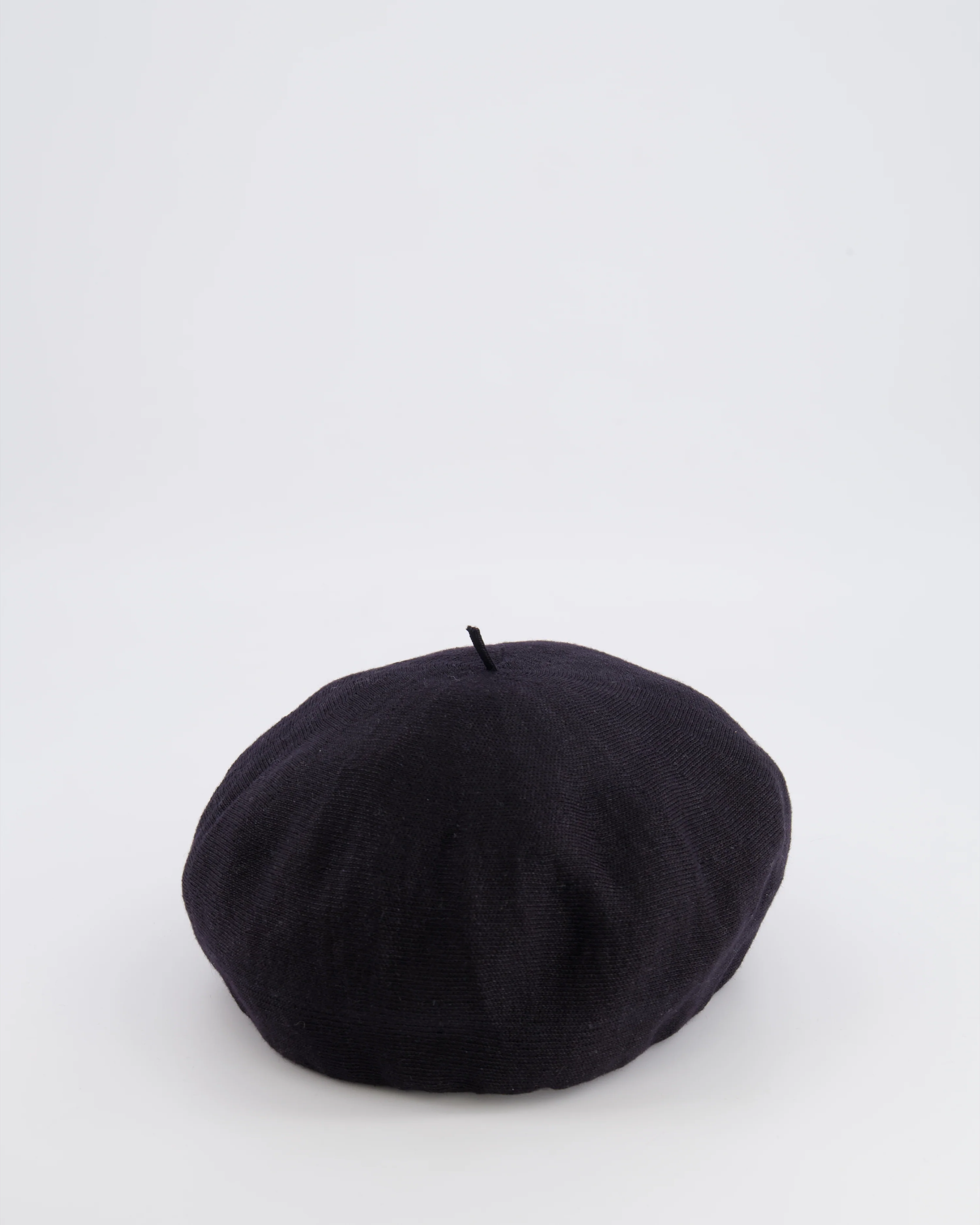 Christian Dior Black Linen Beret Hat with Gold Logo Detail One Size RRP £650 - Image 5