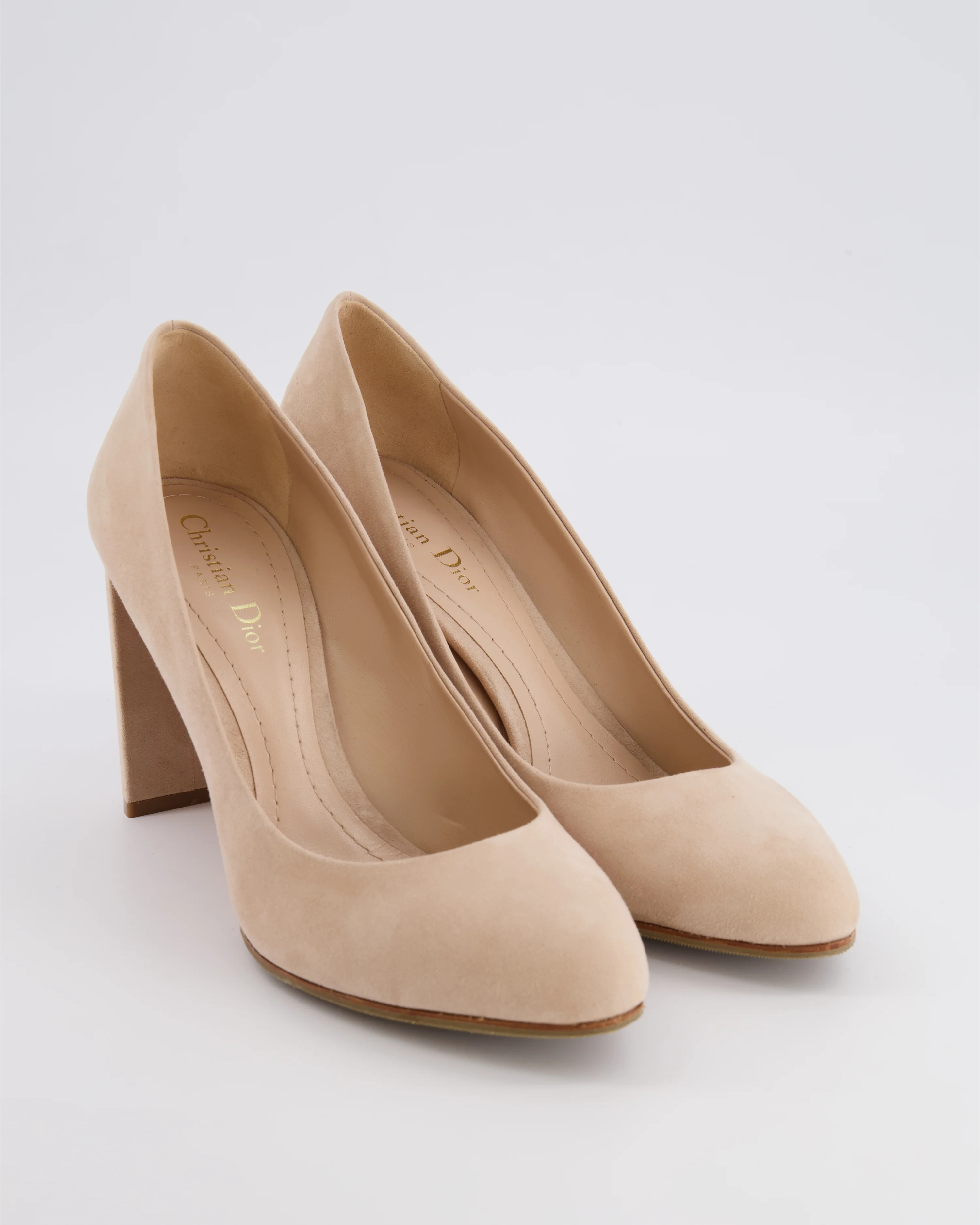 Christian Dior Blush Pink Suede Heeled Pumps Size EU 41.5 RRP £860 - Image 2