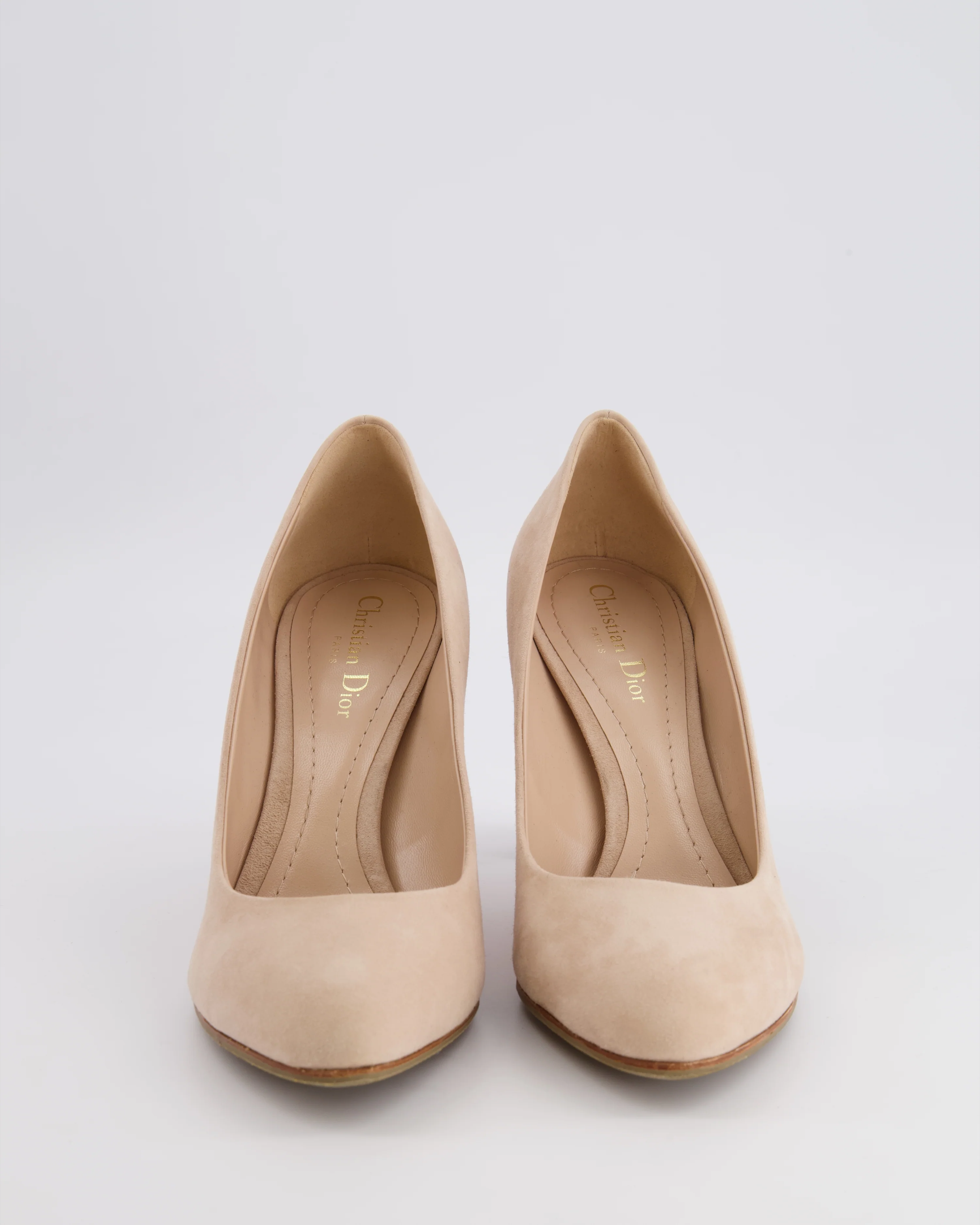 Christian Dior Blush Pink Suede Heeled Pumps Size EU 41.5 RRP £860 - Image 4