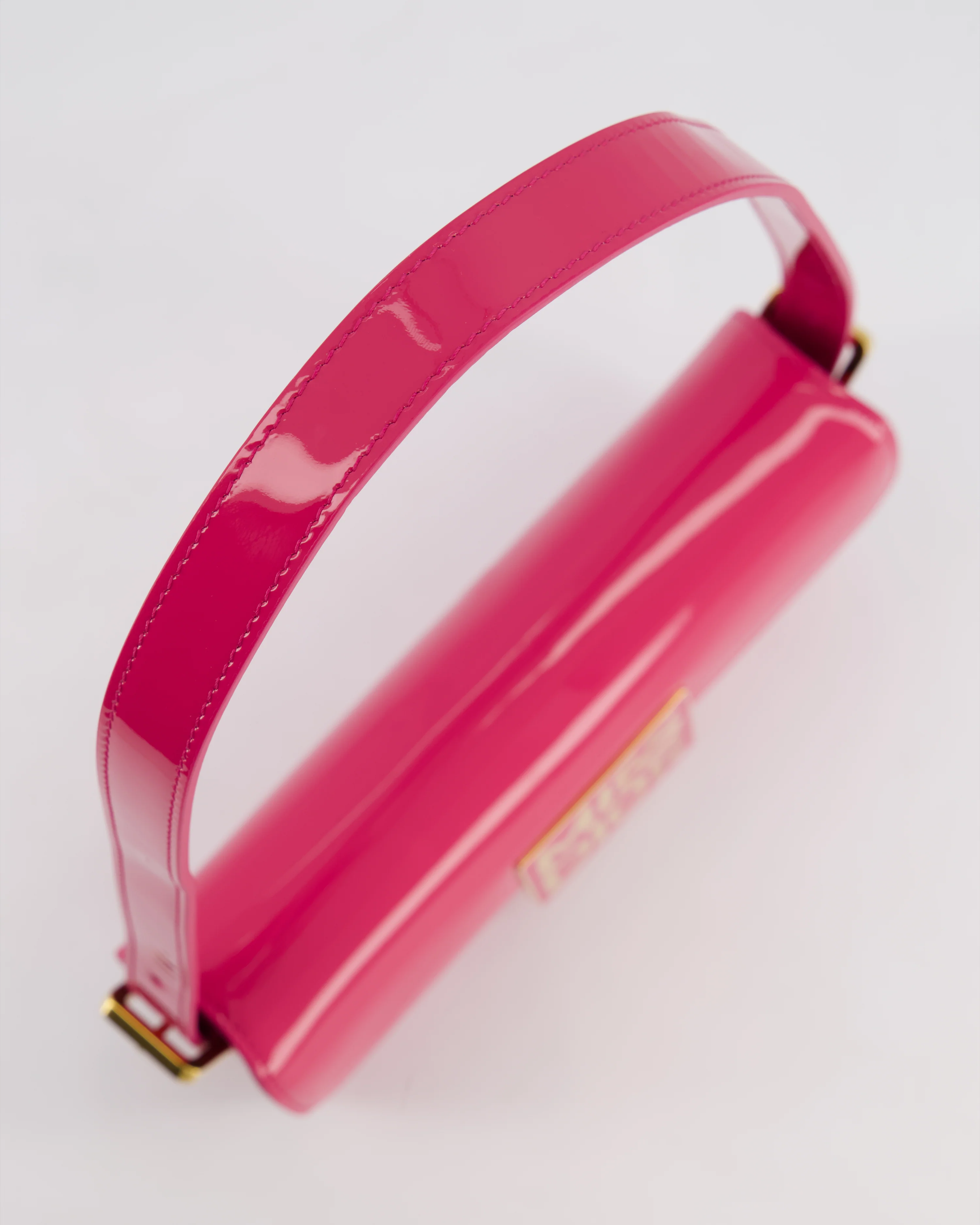Christian Dior Fuchsia Miss Dior Flap Shoulder Bag in Patent Calfskin Leather with Gold Hardware RRP £3100 - Image 16