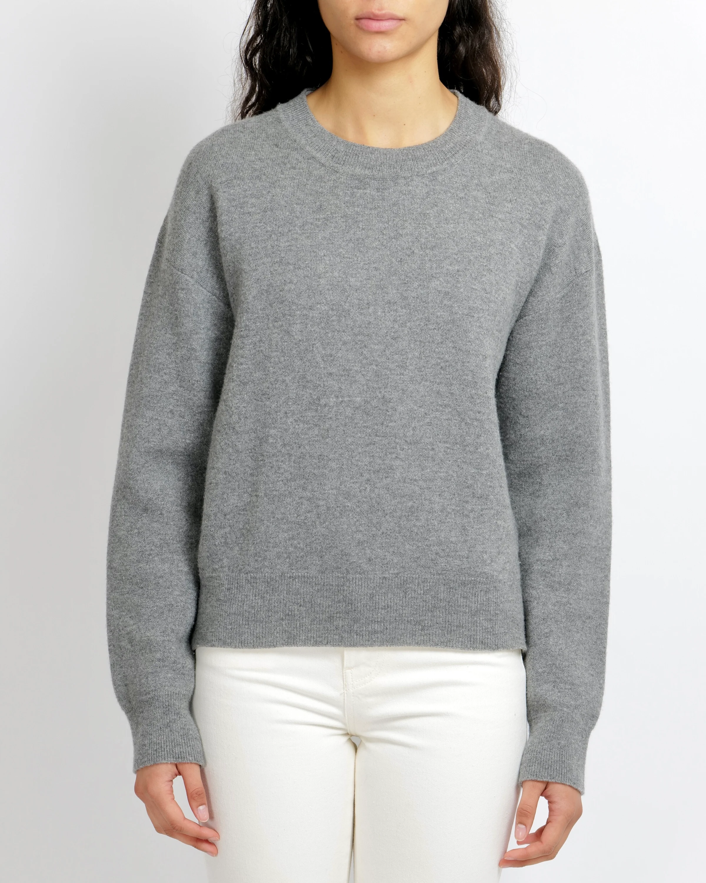 Christian Dior Grey Cashmere Jumper with White J'Adior 8 Back Logo Print Size FR 38 (UK 10) RRP £1,700 - Image 2