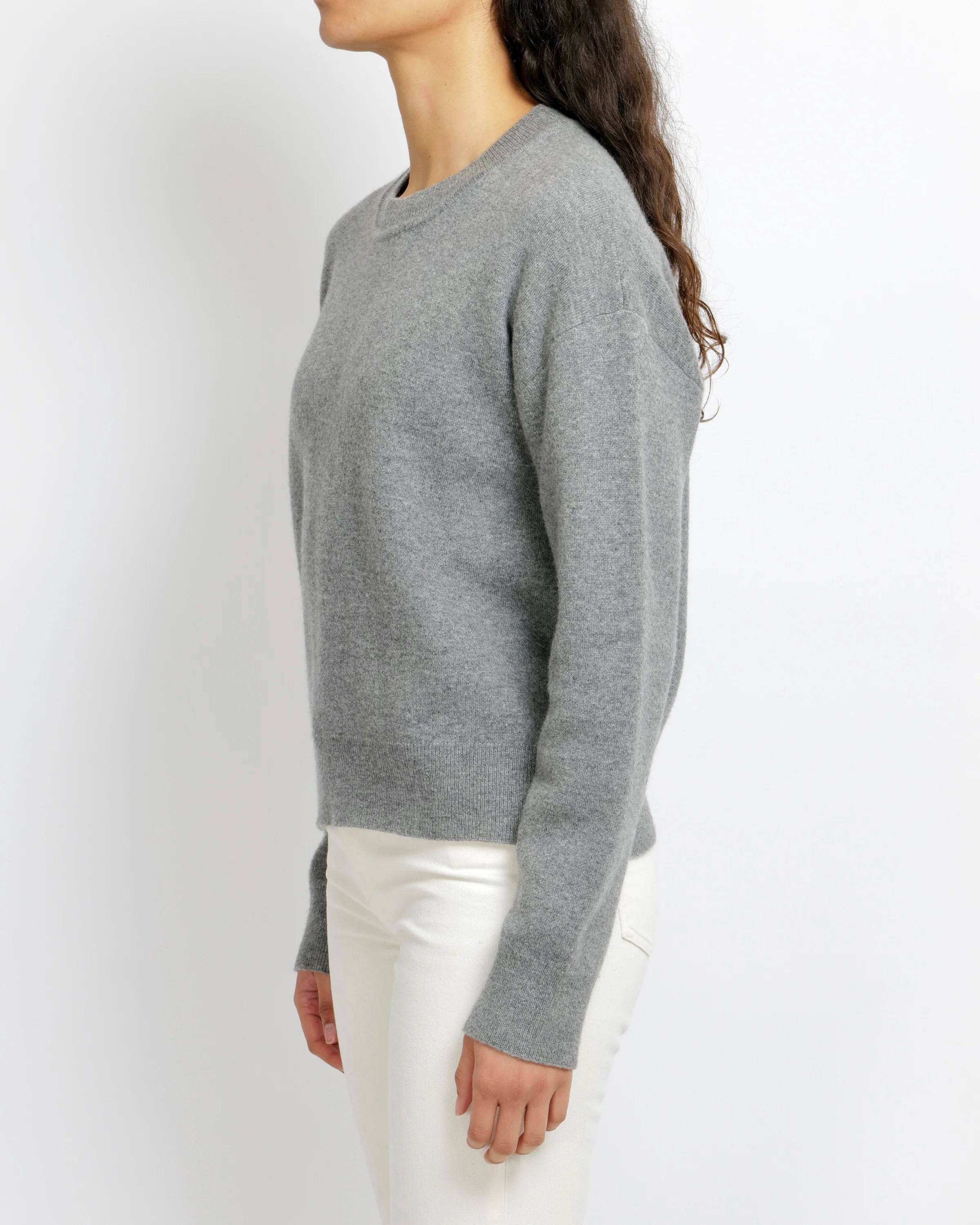 Christian Dior Grey Cashmere Jumper with White J'Adior 8 Back Logo Print Size FR 38 (UK 10) RRP £1,700 - Image 3
