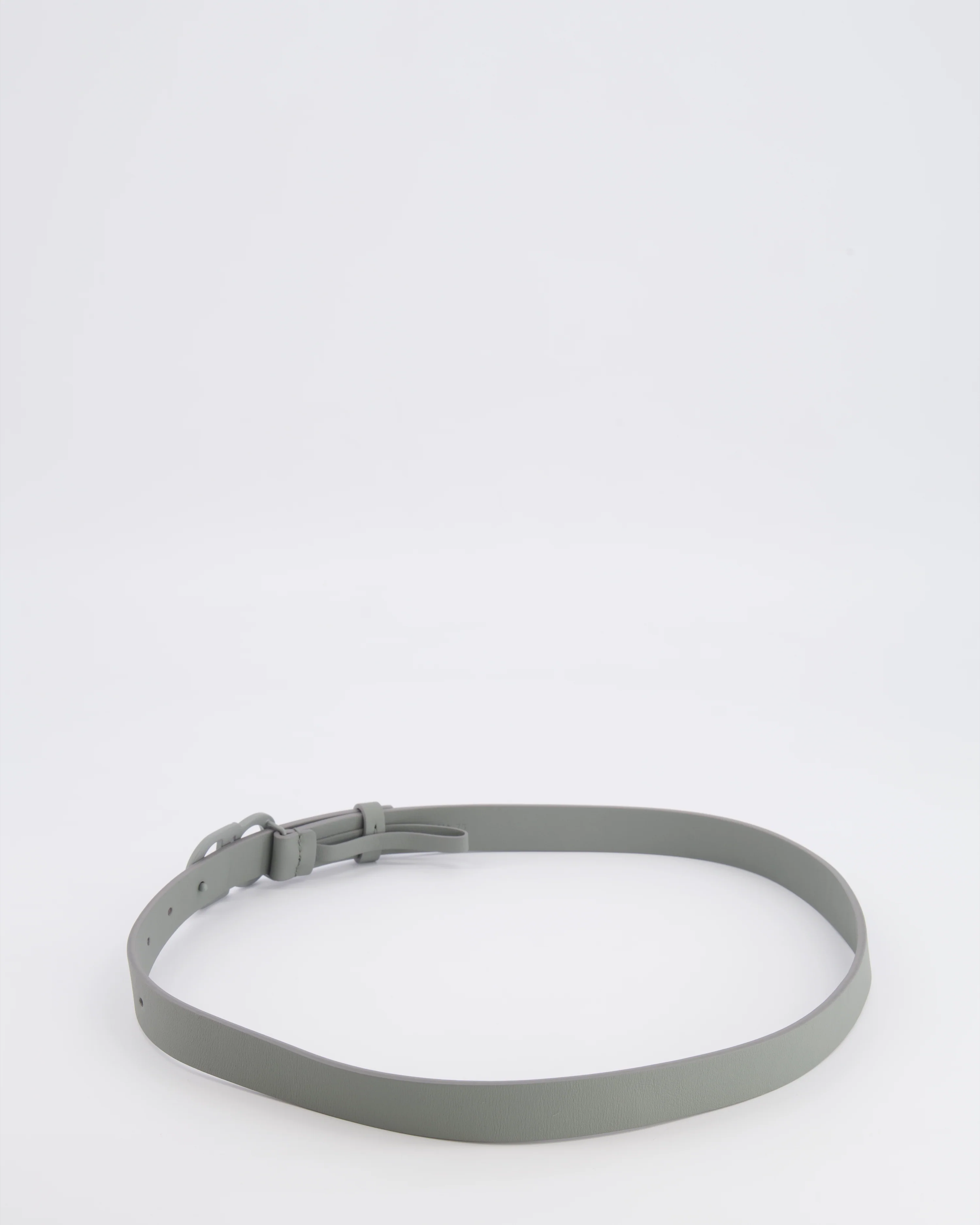 Christian Dior Grey Leather Ultramatte Belt with Grey CD Logo Buckle 75cm RRP £500 - Image 5