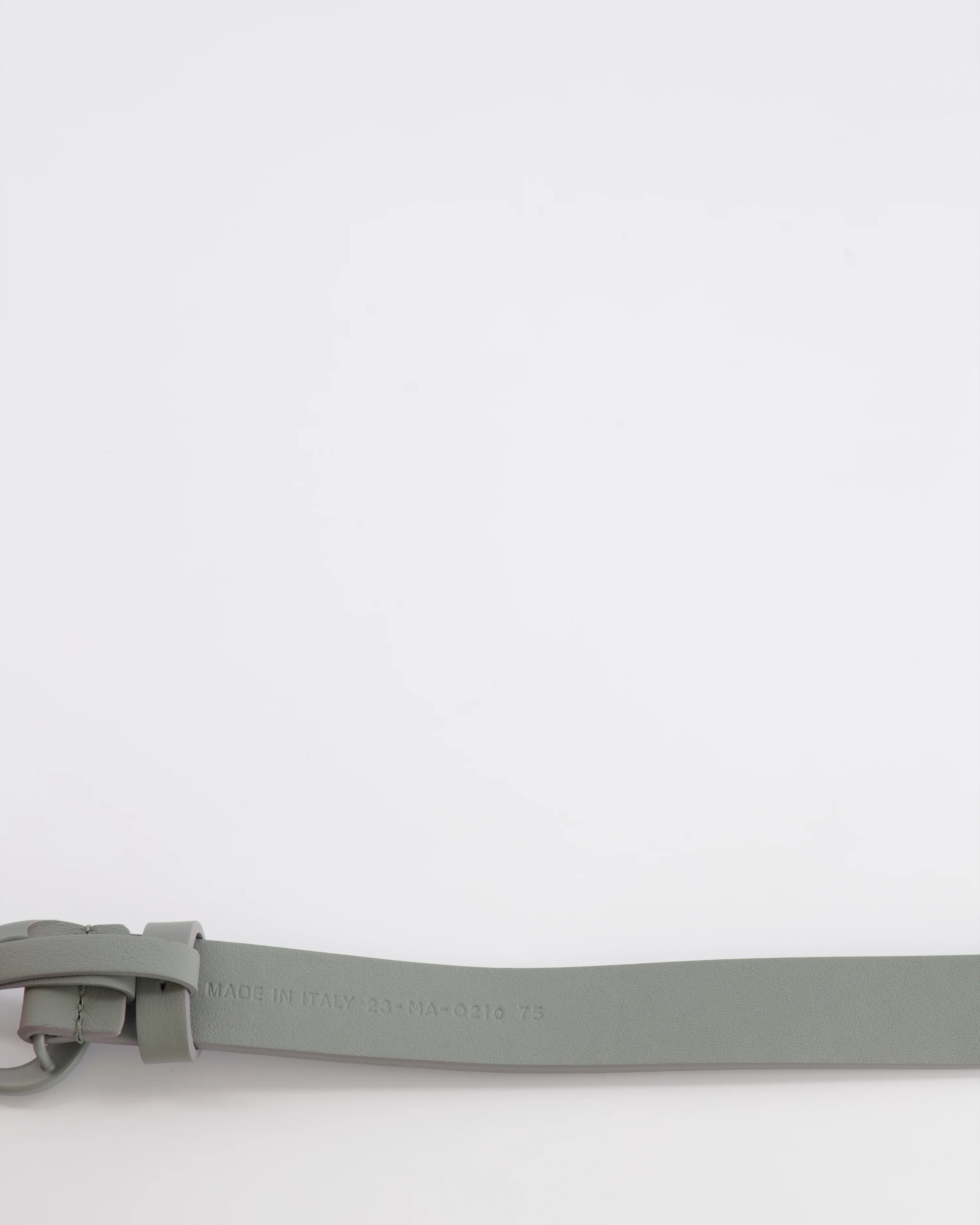 Christian Dior Grey Leather Ultramatte Belt with Grey CD Logo Buckle 75cm RRP £500 - Image 8