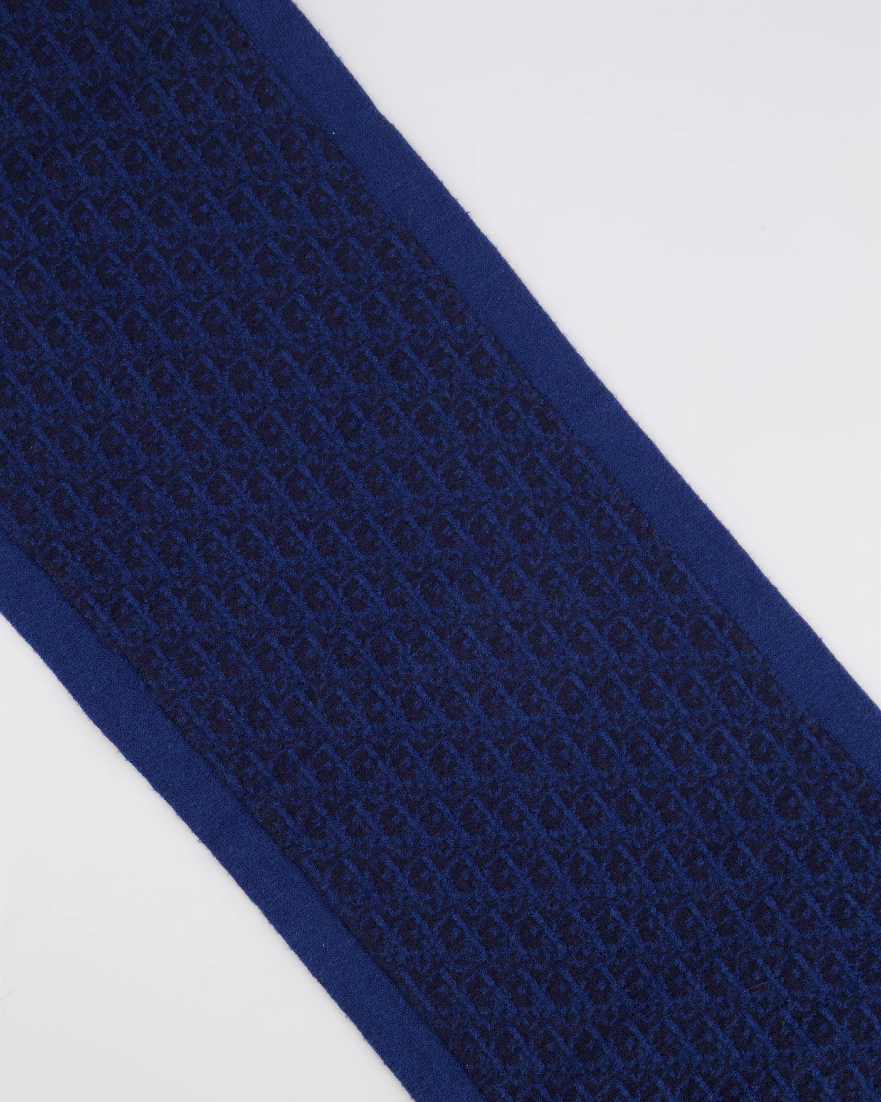 Christian Dior Kids Blue Dior Oblique Logo Wool Scarf RRP £250 - Image 3