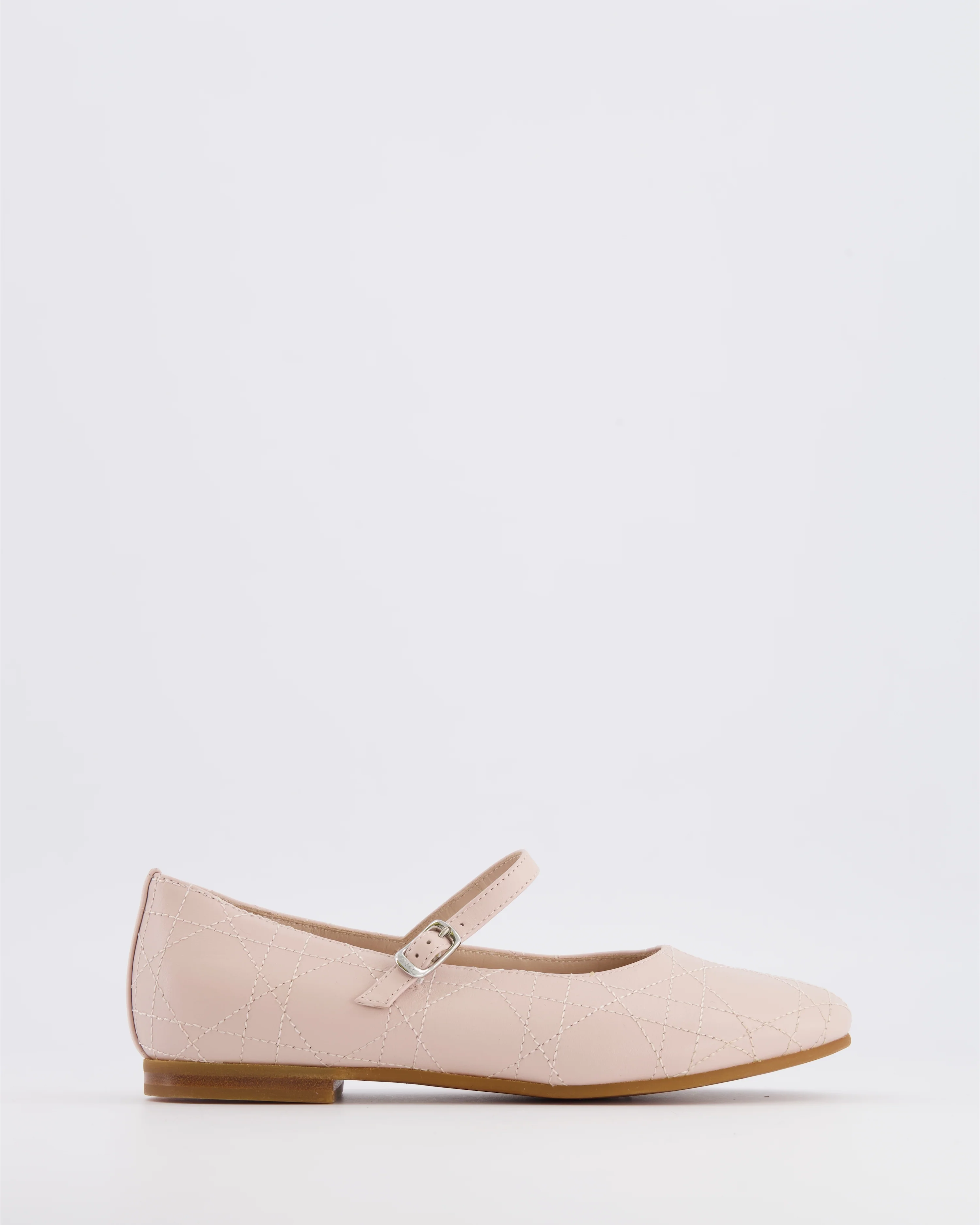Christian Dior Kids Blush Pink Ballet Flat Shoes Size 33 RRP £440