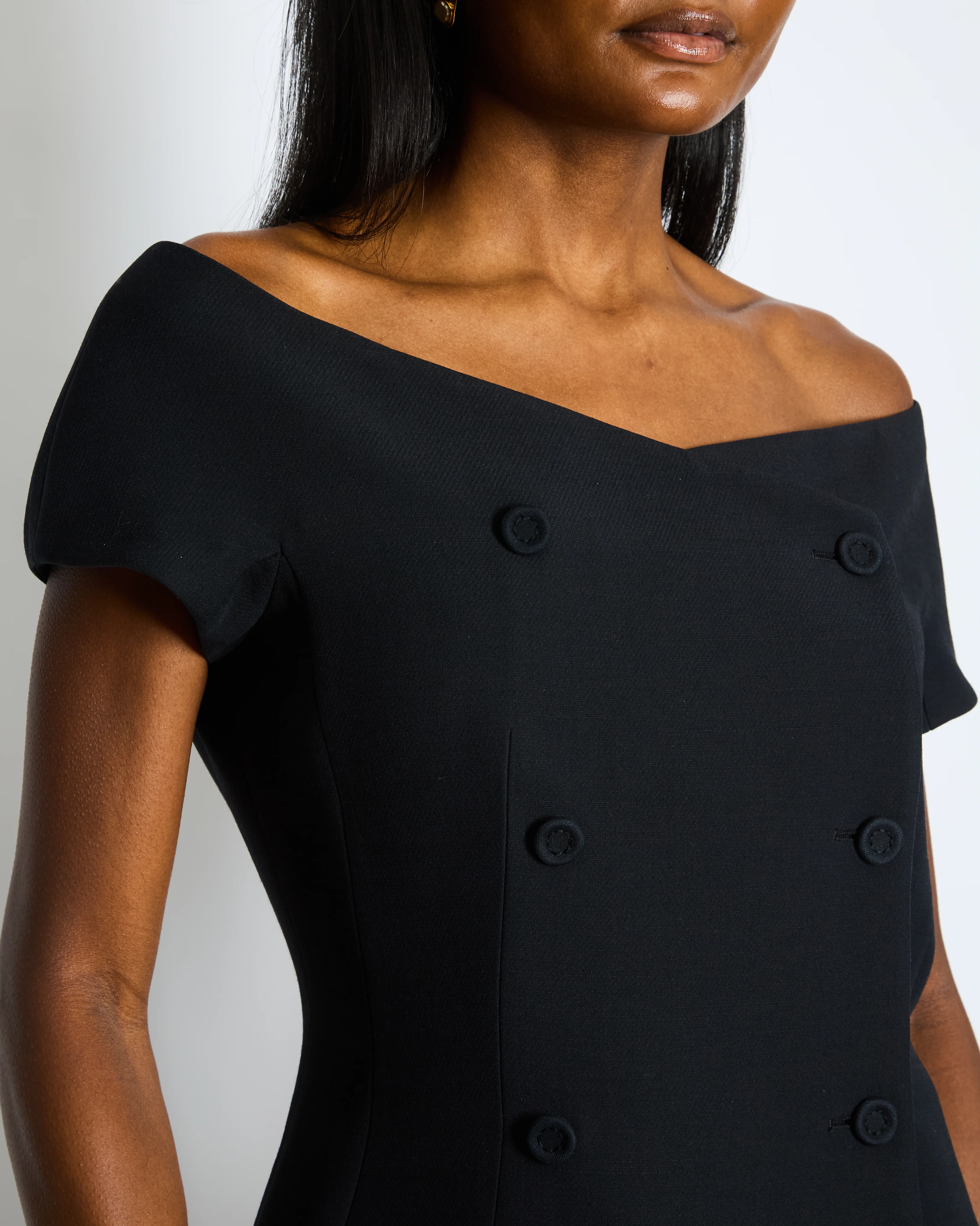 Christian Dior Off Shoulder Barr Jacket with Wide Leg Trouser Set Size UK 14 RRP Jacket £3200 Trouser RRP £1700 - Image 3
