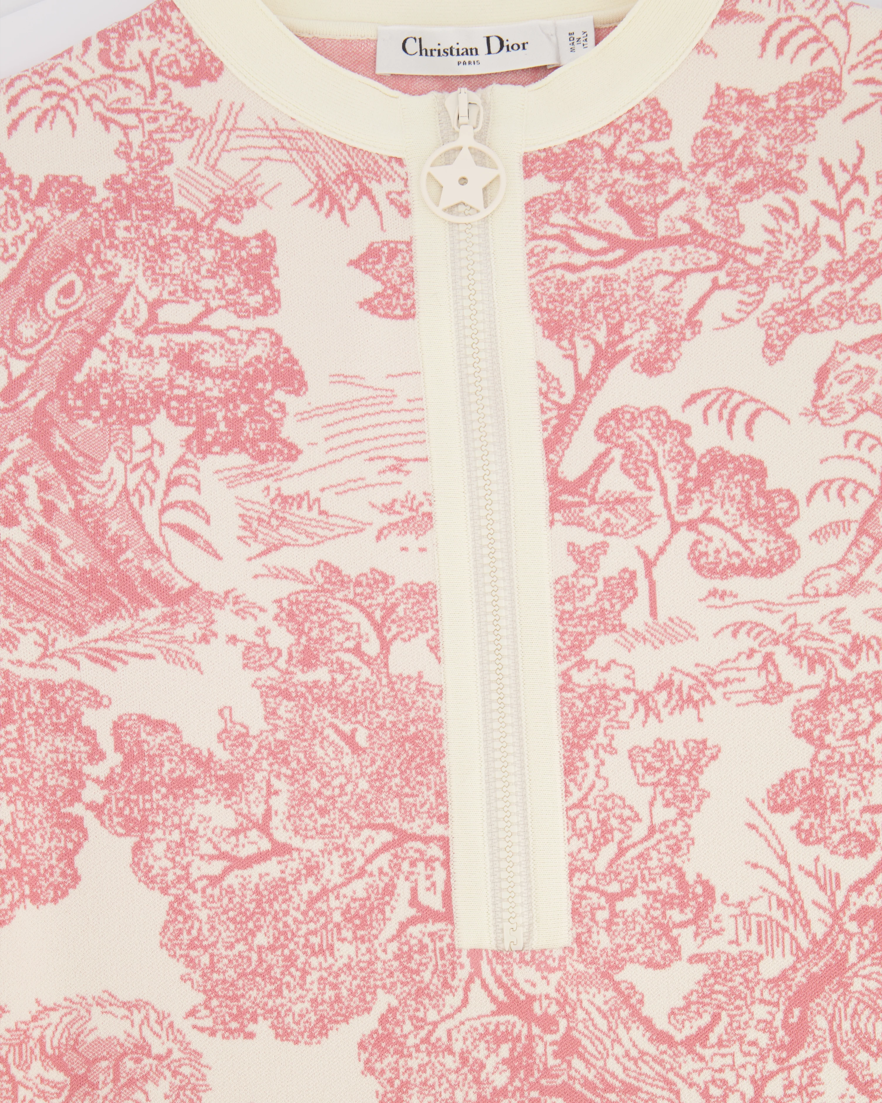 Christian Dior Pink and White Dioriviera Toile de Jouy Mini Dress Size FR 34 (UK 6) RRP £2,600 - Image 8