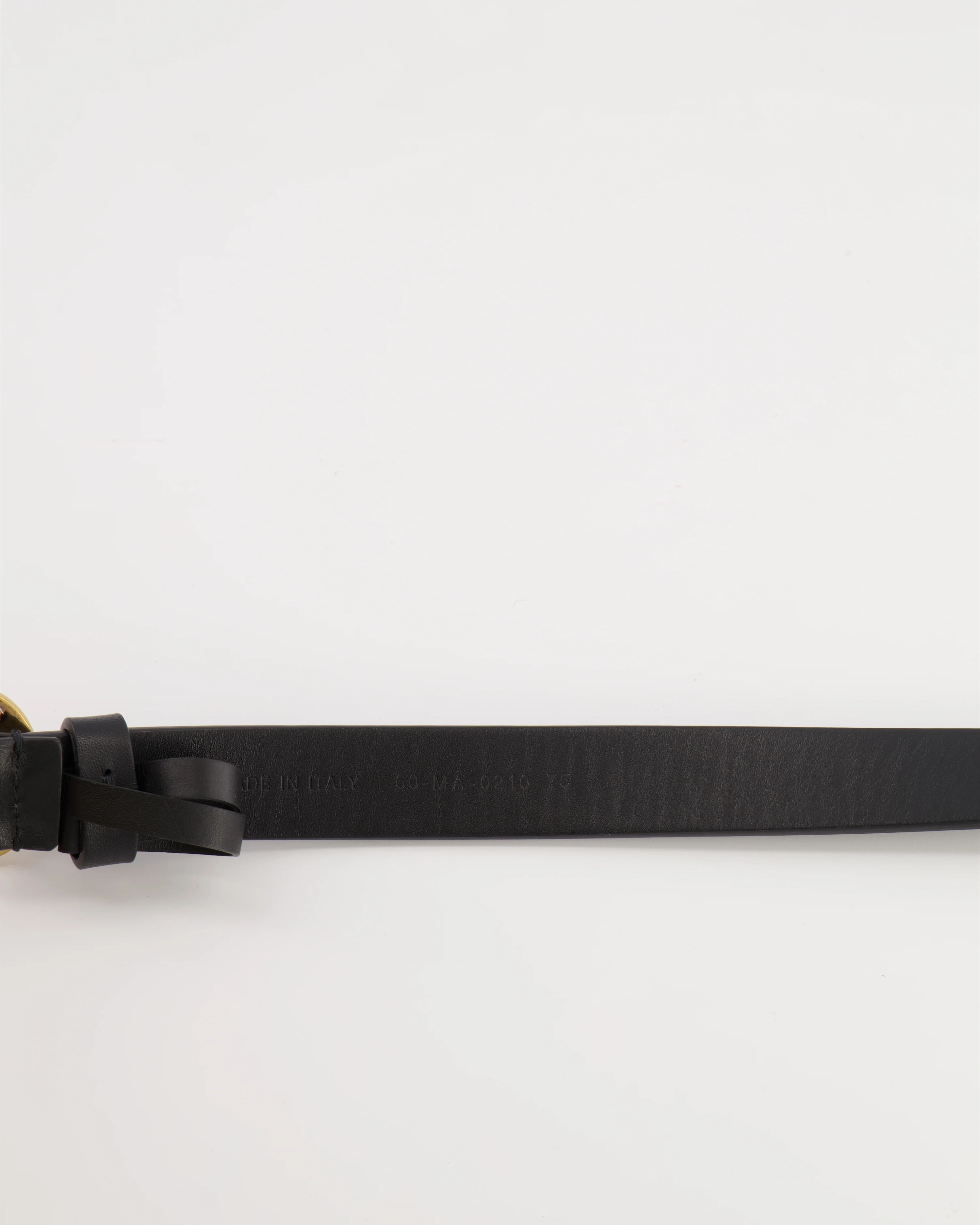 Christian Dior Saddle Belt in Black Calfskin Leather with Antique Gold CD Logo Buckle Size 75cm RRP £470 - Image 7