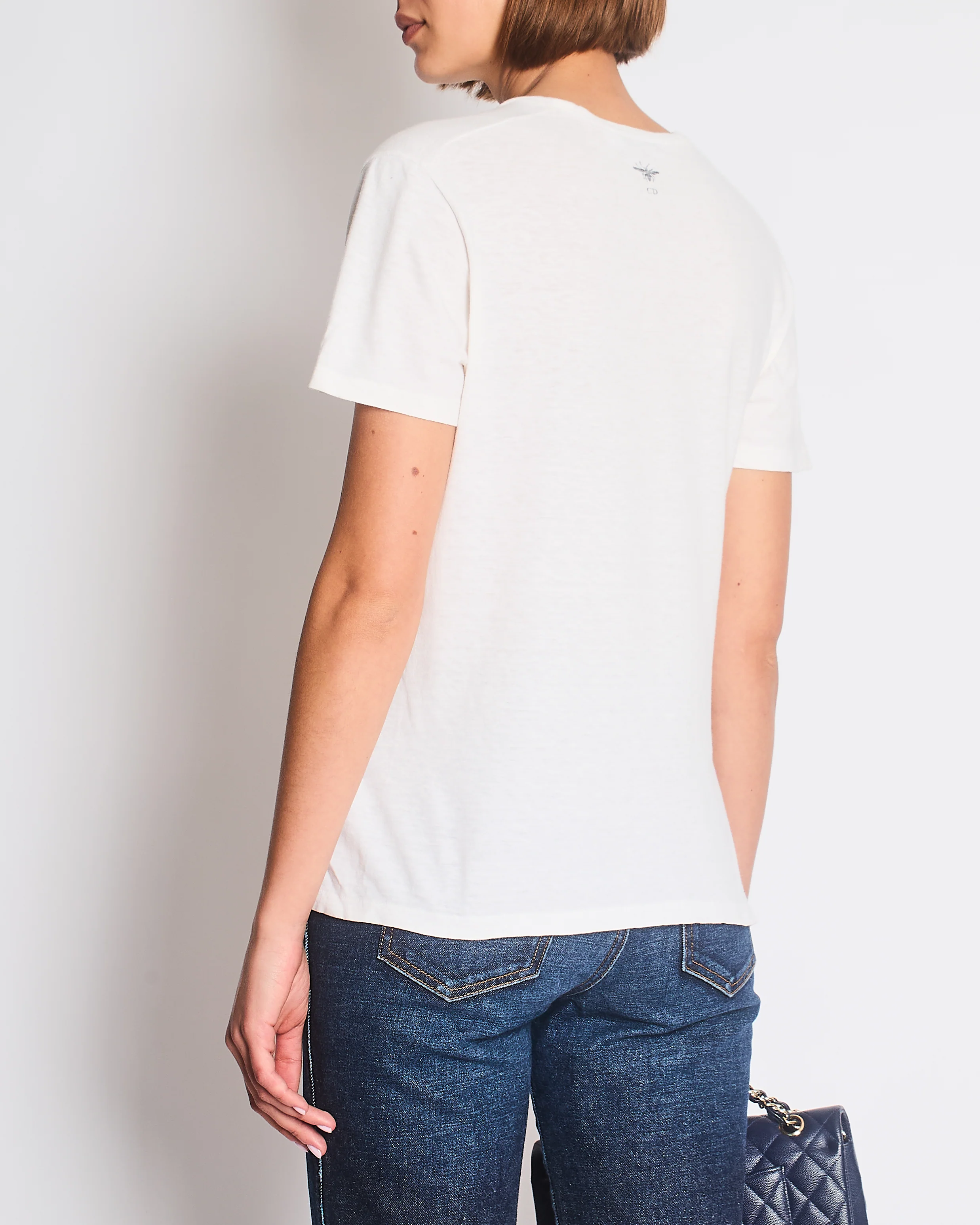 Christian Dior White J'Adore Short Sleeve T-Shirt Size XS (UK 4/6) - Image 2