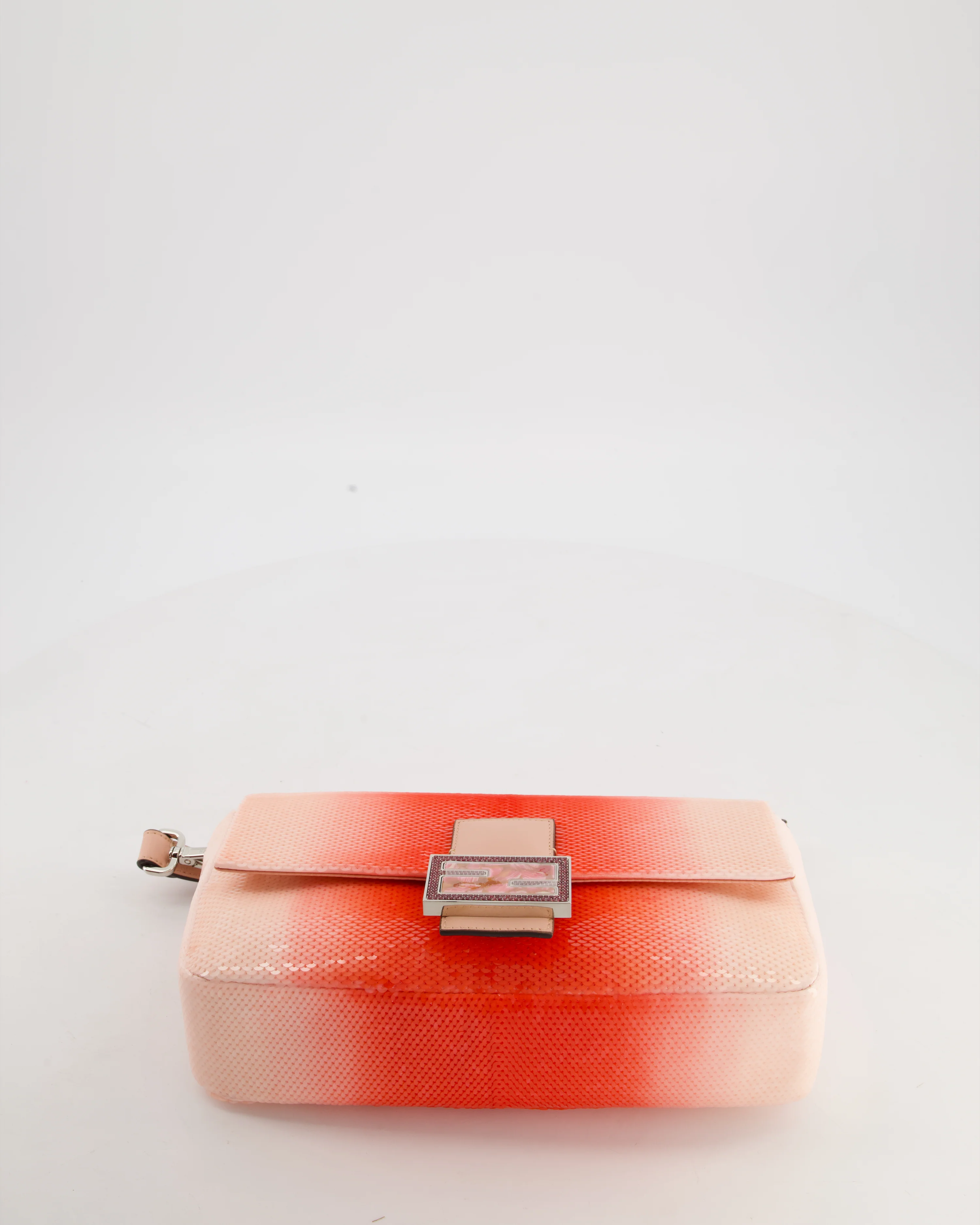 *COLLECTOR'S PIECE* Fendi x Sarah Jessica Parker Baguette Bag in Red & Pink Degrade Sequins with Interchangeable Hardware - Image 19