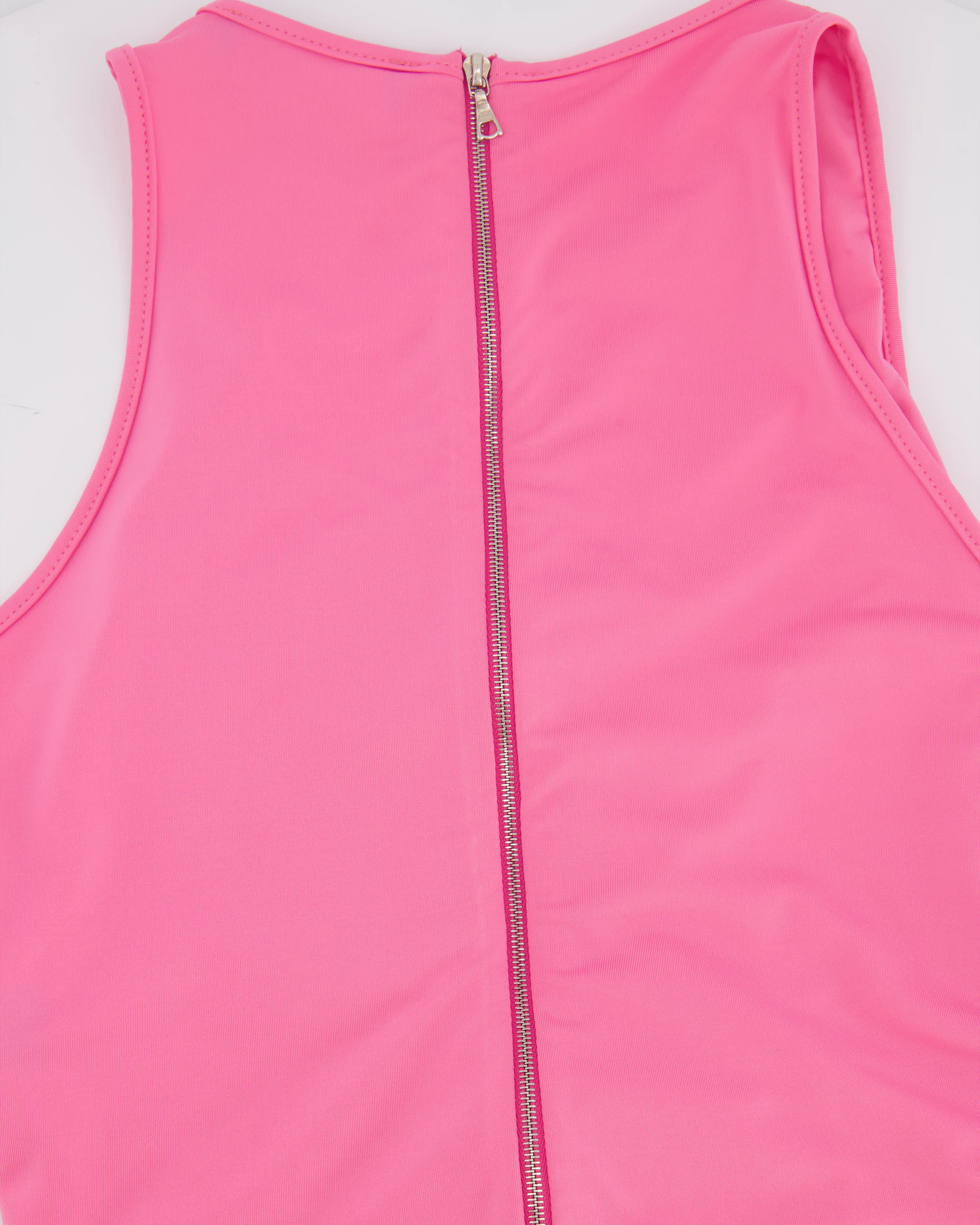 David Koma Pink Sleeveless Top and Mini Ruched Skirt Set Size UK 10 RRP £1,200 - Image 11