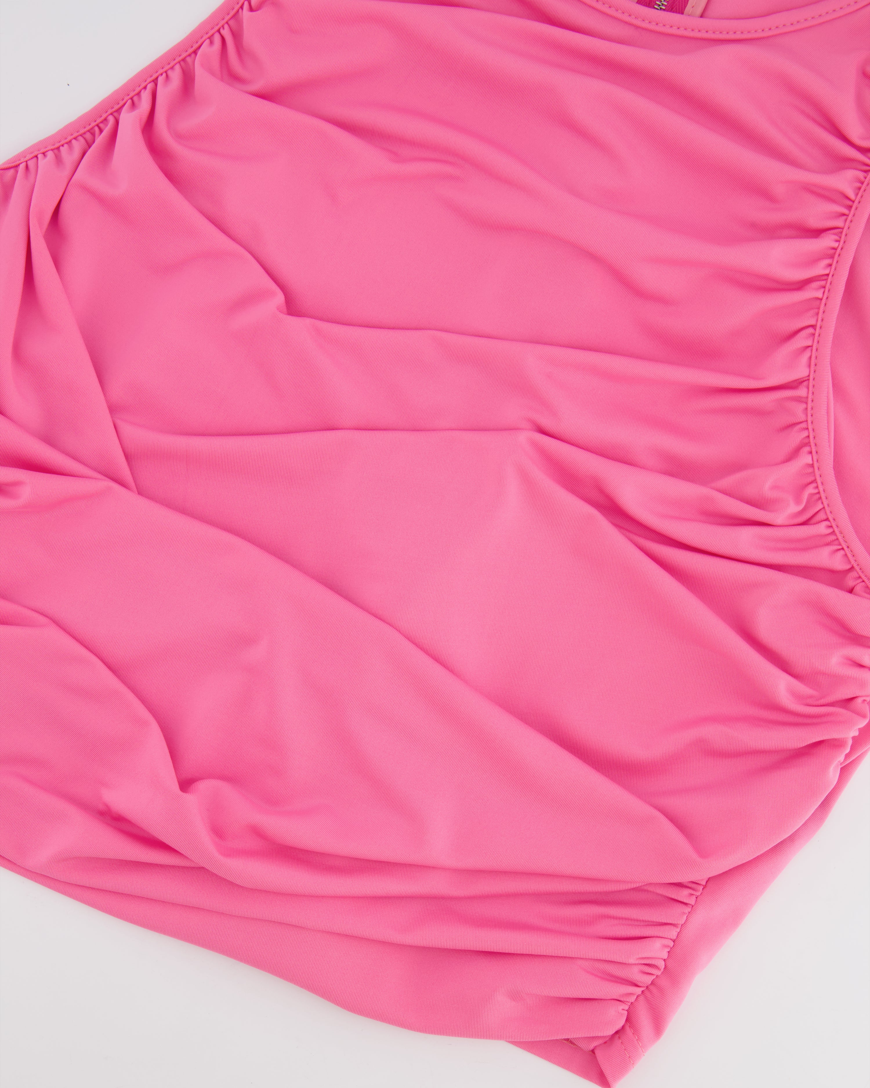 David Koma Pink Sleeveless Top and Mini Ruched Skirt Set Size UK 10 RRP £1,200 - Image 13