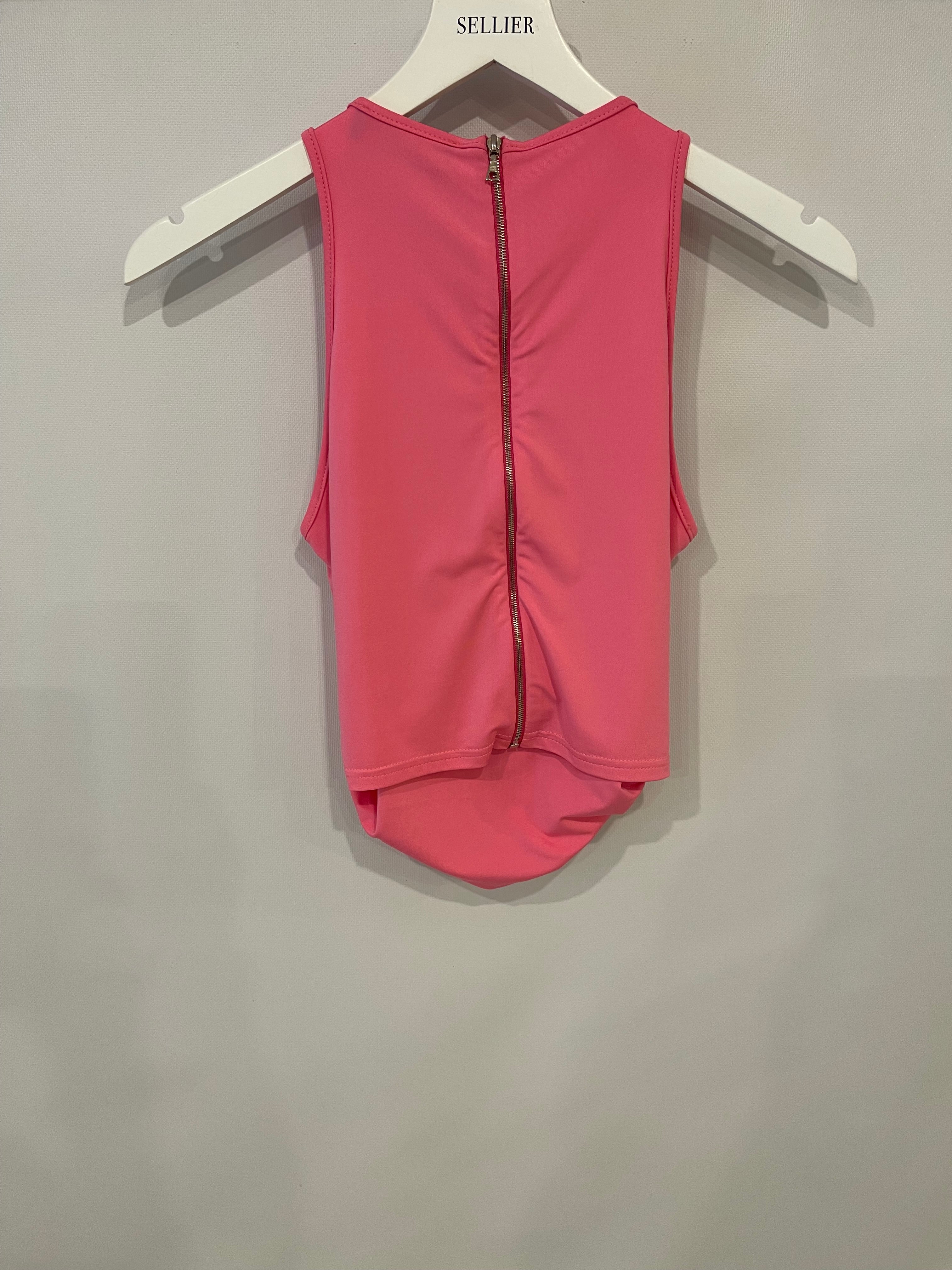 David Koma Pink Sleeveless Top and Mini Ruched Skirt Set Size UK 10 RRP £1,200 - Image 17