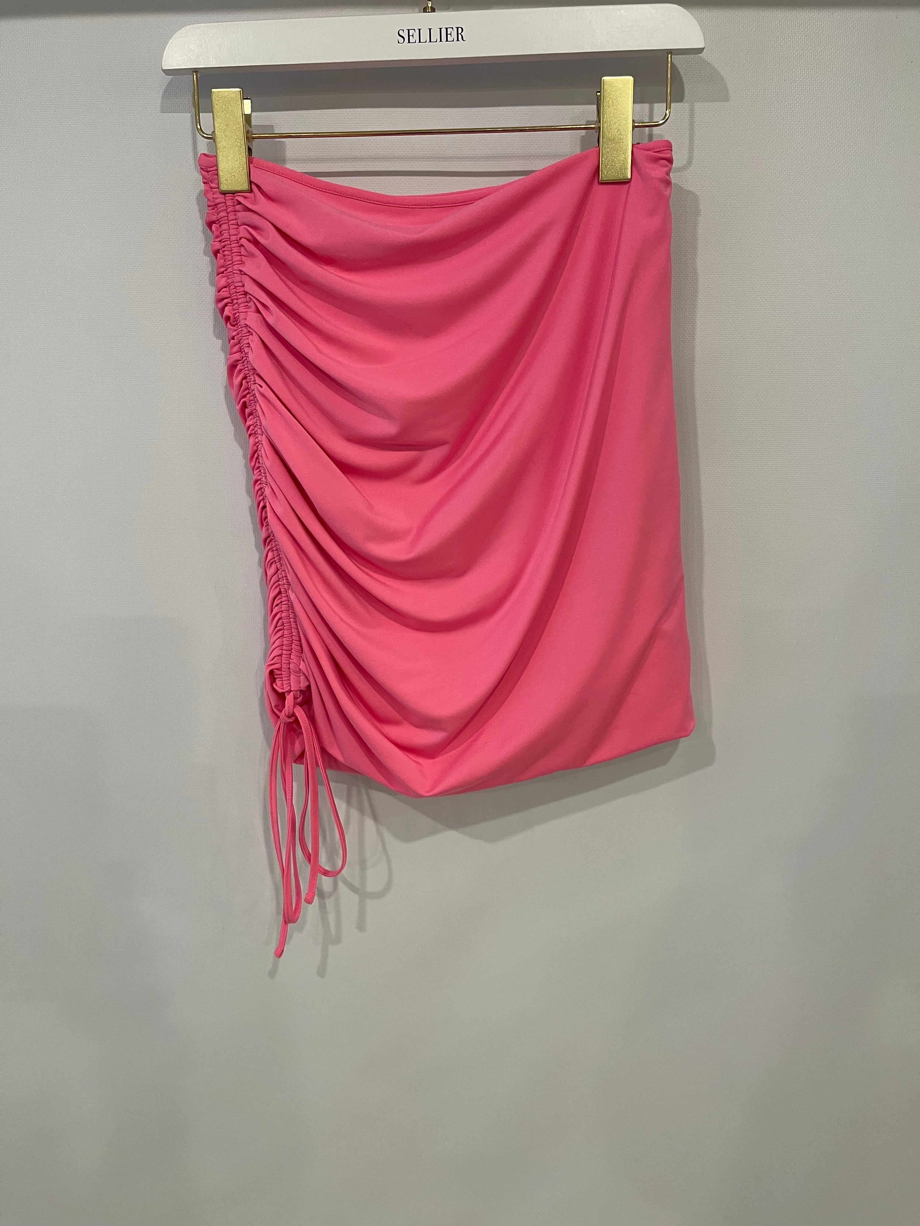 David Koma Pink Sleeveless Top and Mini Ruched Skirt Set Size UK 10 RRP £1,200 - Image 18