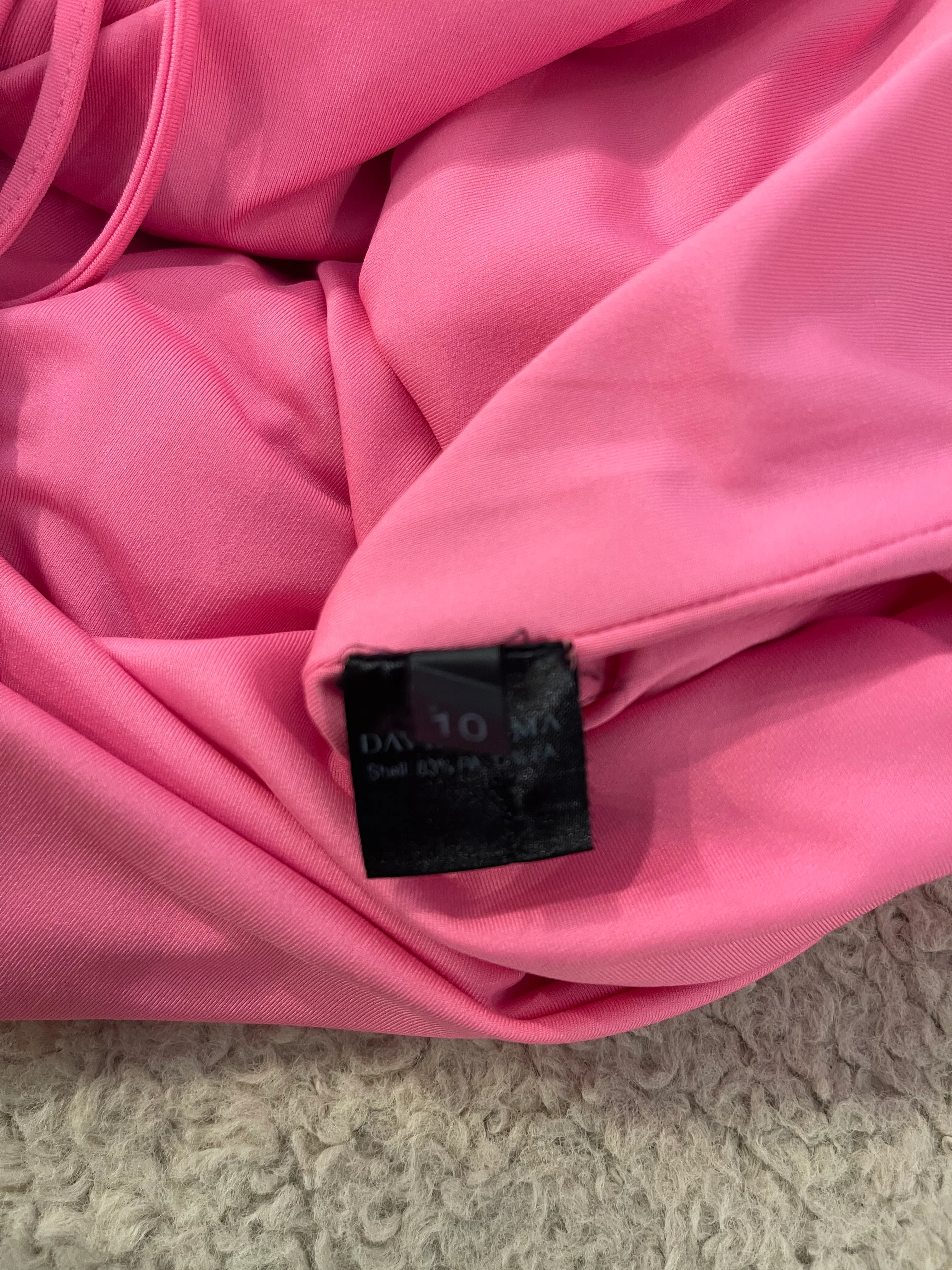 David Koma Pink Sleeveless Top and Mini Ruched Skirt Set Size UK 10 RRP £1,200 - Image 25