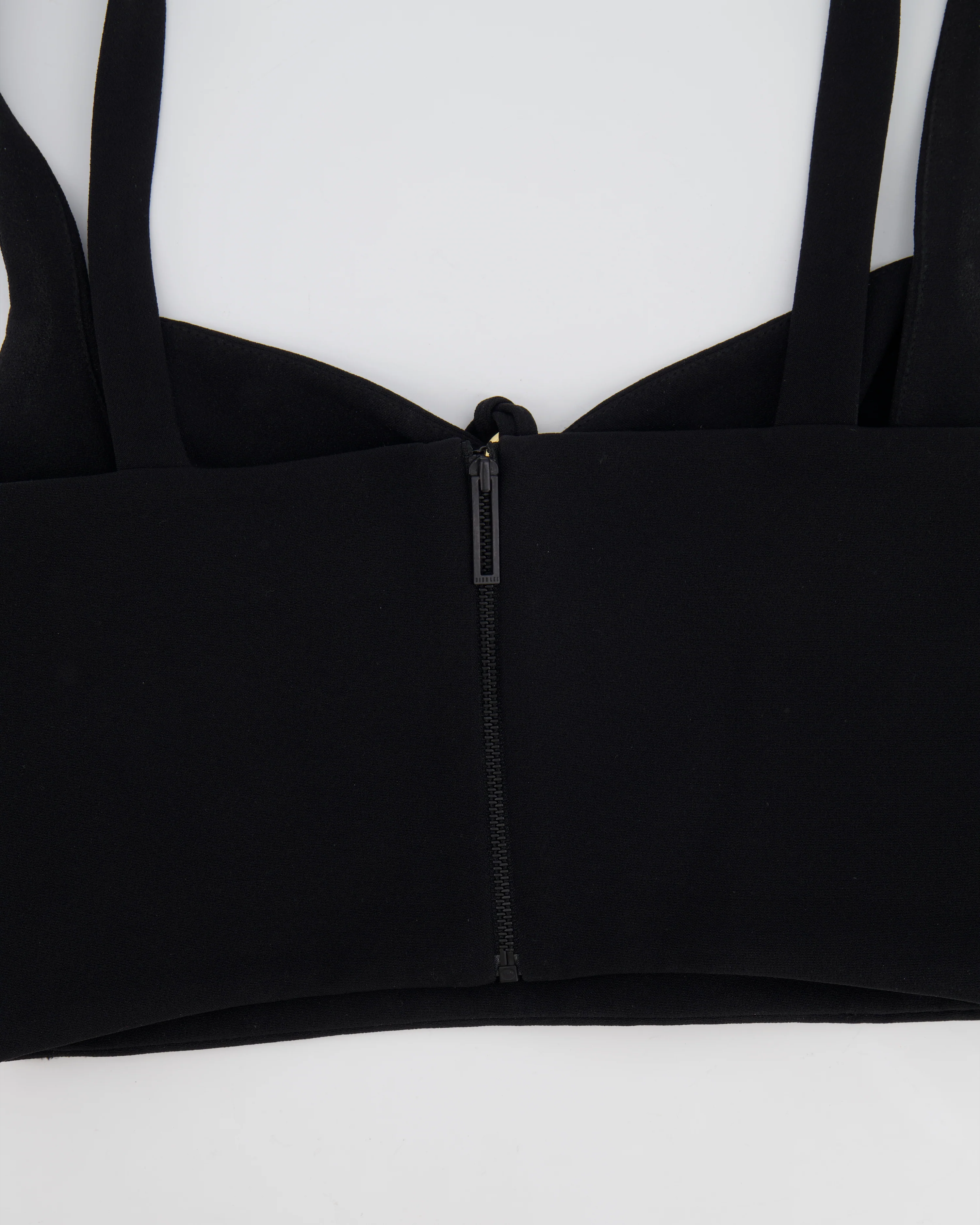 Dion Lee Black Top with Metal and Cut Out Details Size FR 36 (UK 8) - Image 3