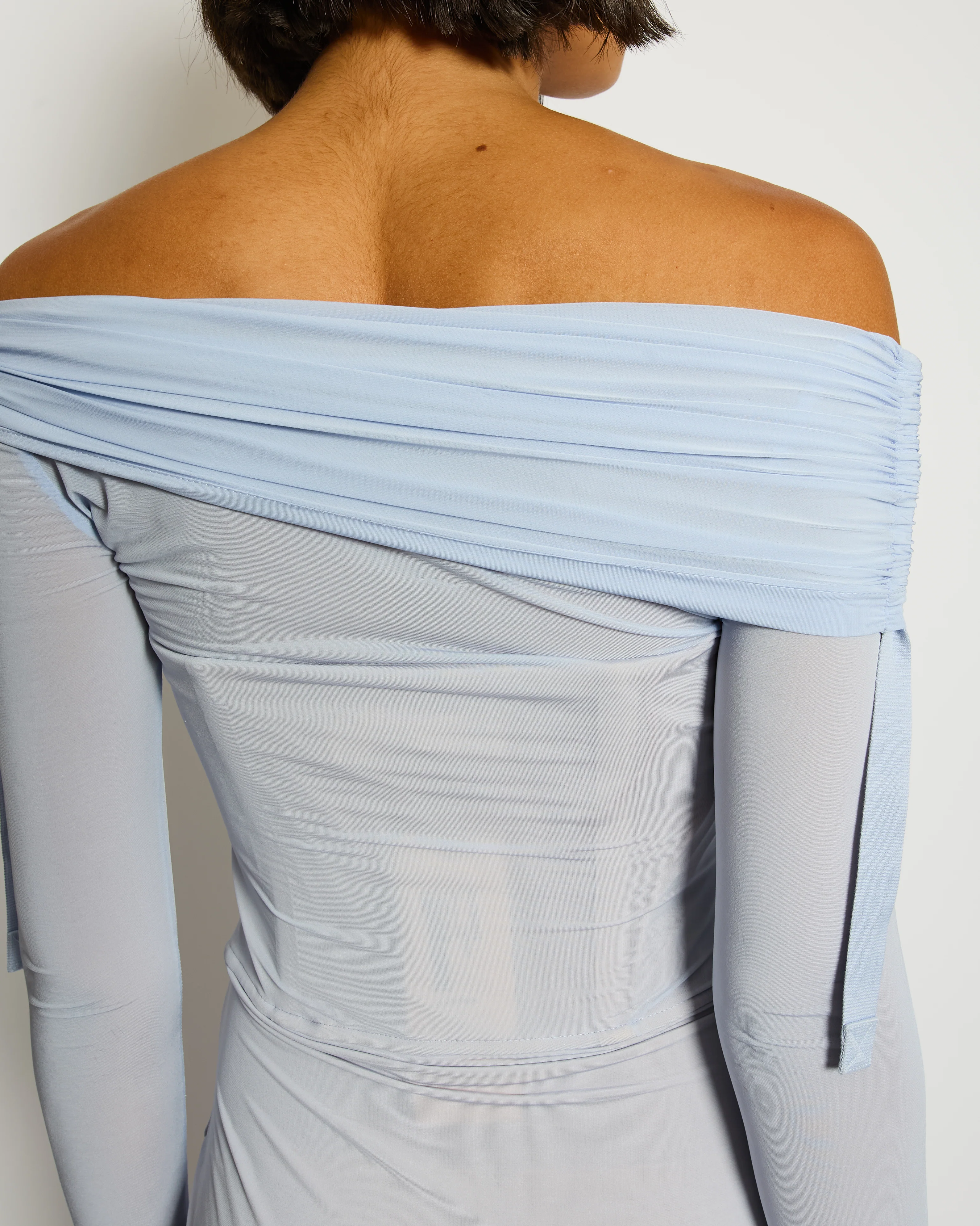 Dion Lee Lilac Long Sleeve Dress with Corset Detailing Size UK 10 - Image 5