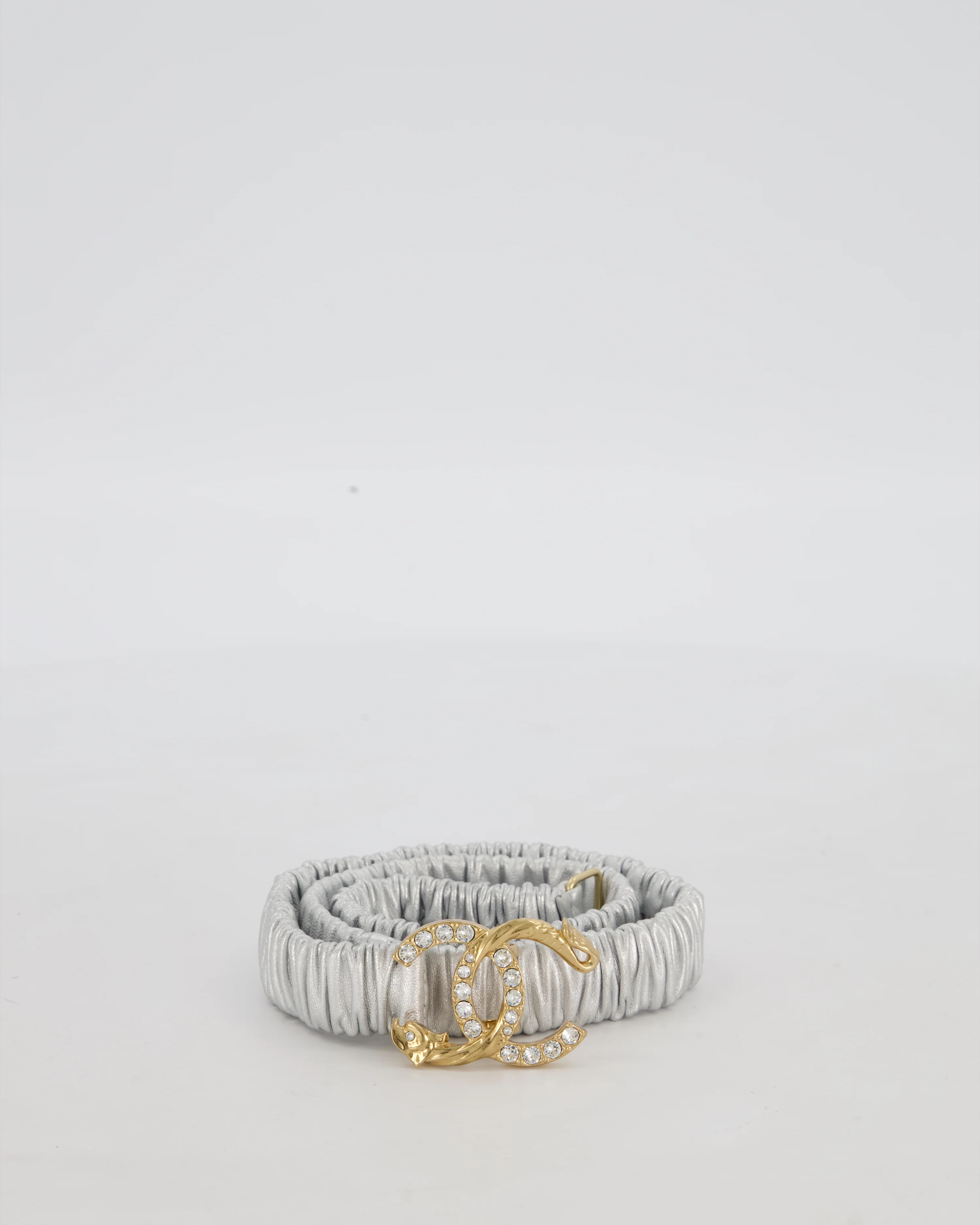 Chanel 20/P Black Belt with CC Star Embellished Detail Size 70cm - Image 2