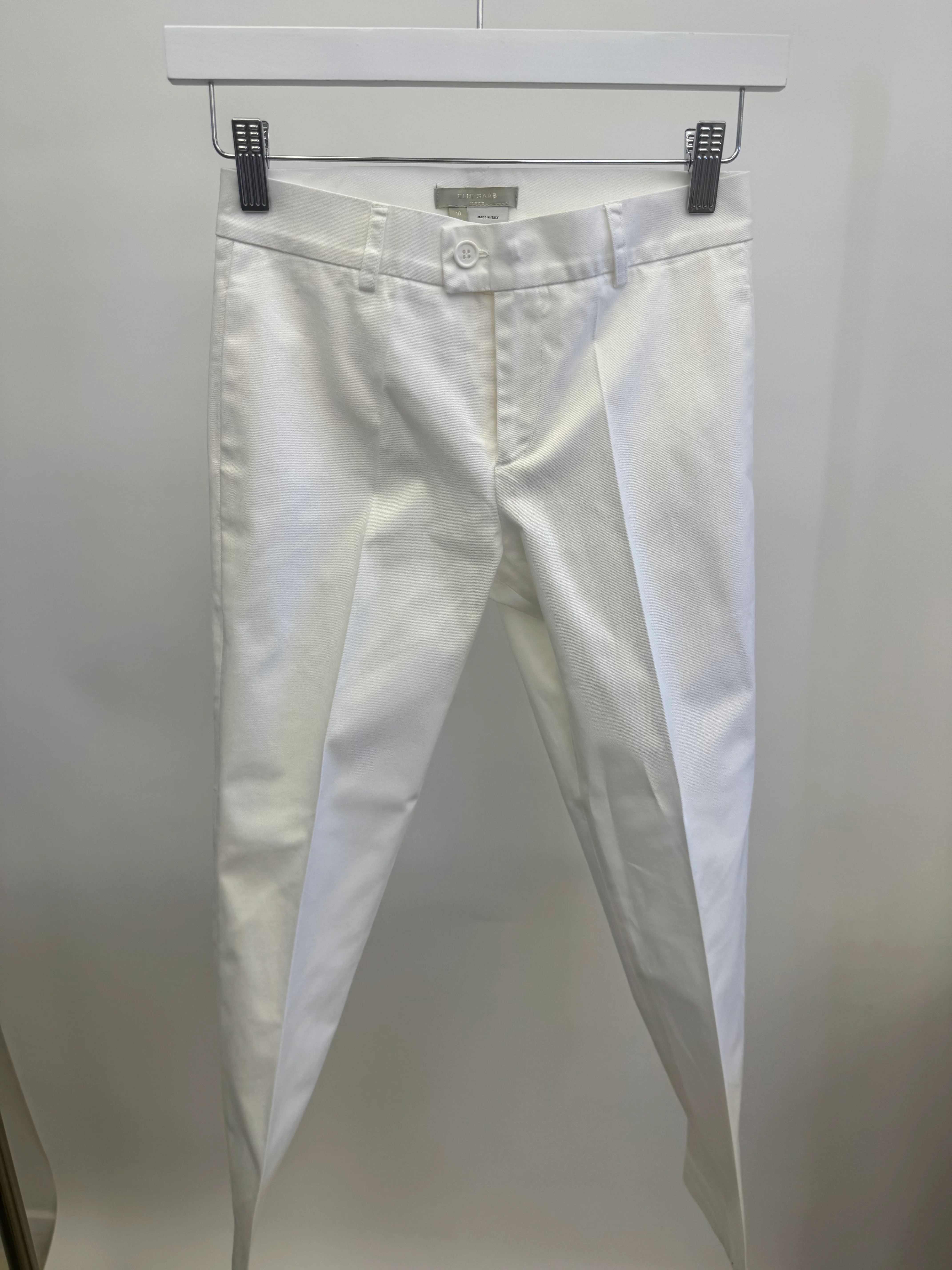 Elie Saab Kids White Jacket and Trousers Suit Set Size 10 years - Image 5