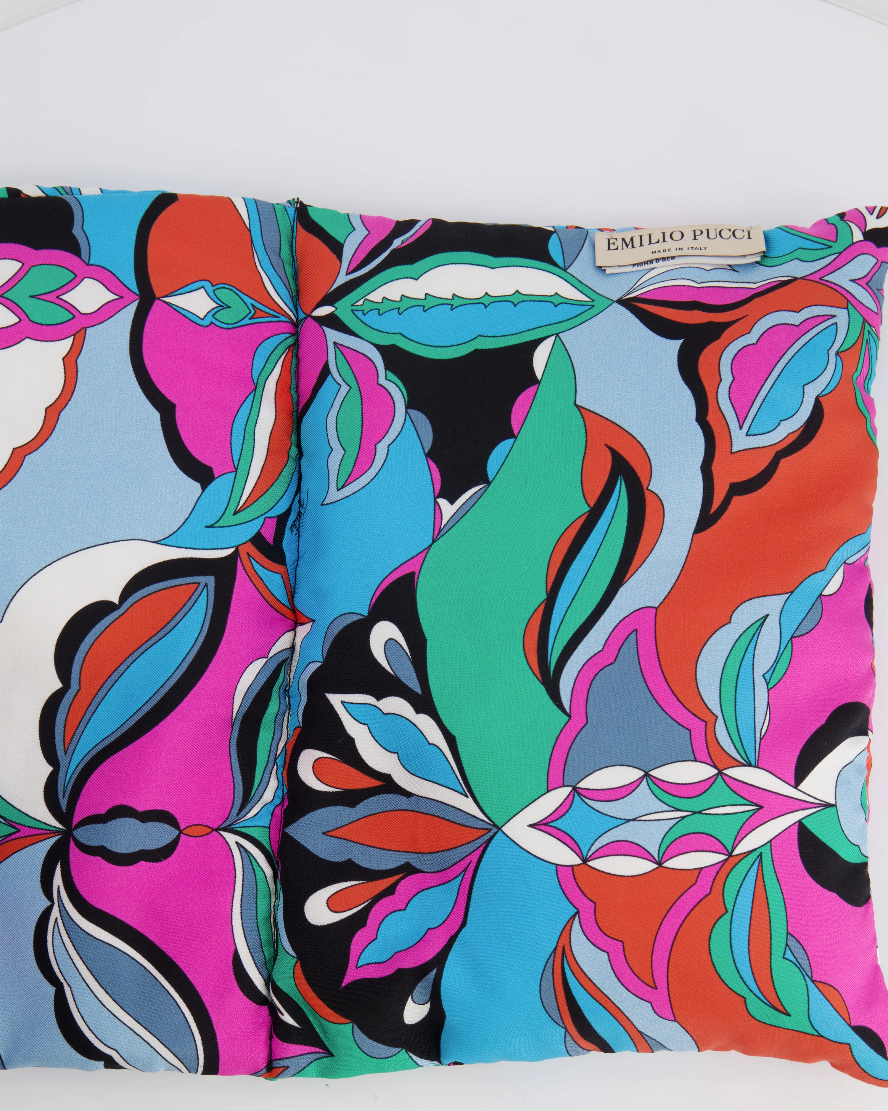 Emilio Pucci Multicolour Silk Padded Scarf RRP £500 - Image 3