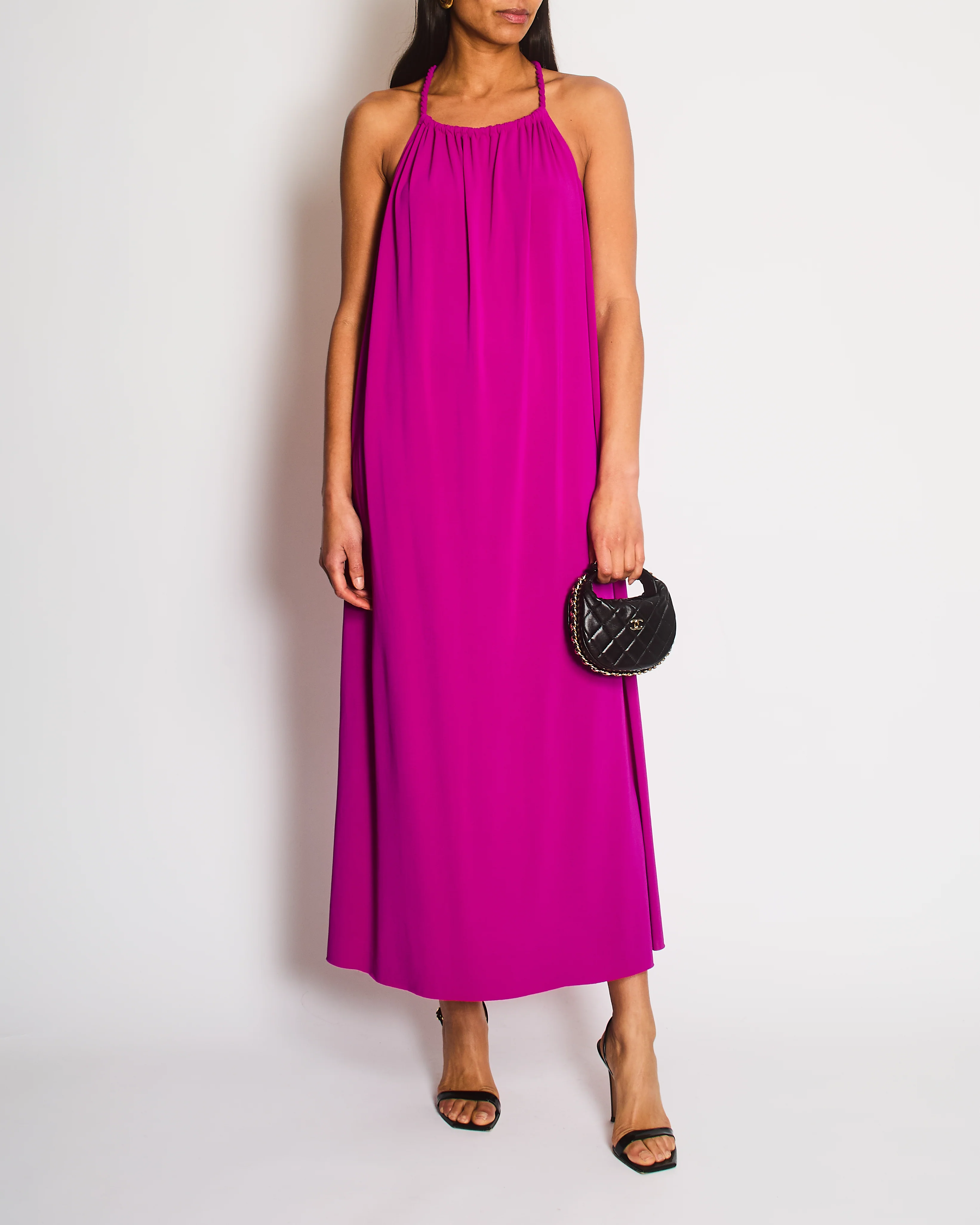 ERES Purple Beach Cover-Up with Twisted Strap Detail Size S (UK 8)