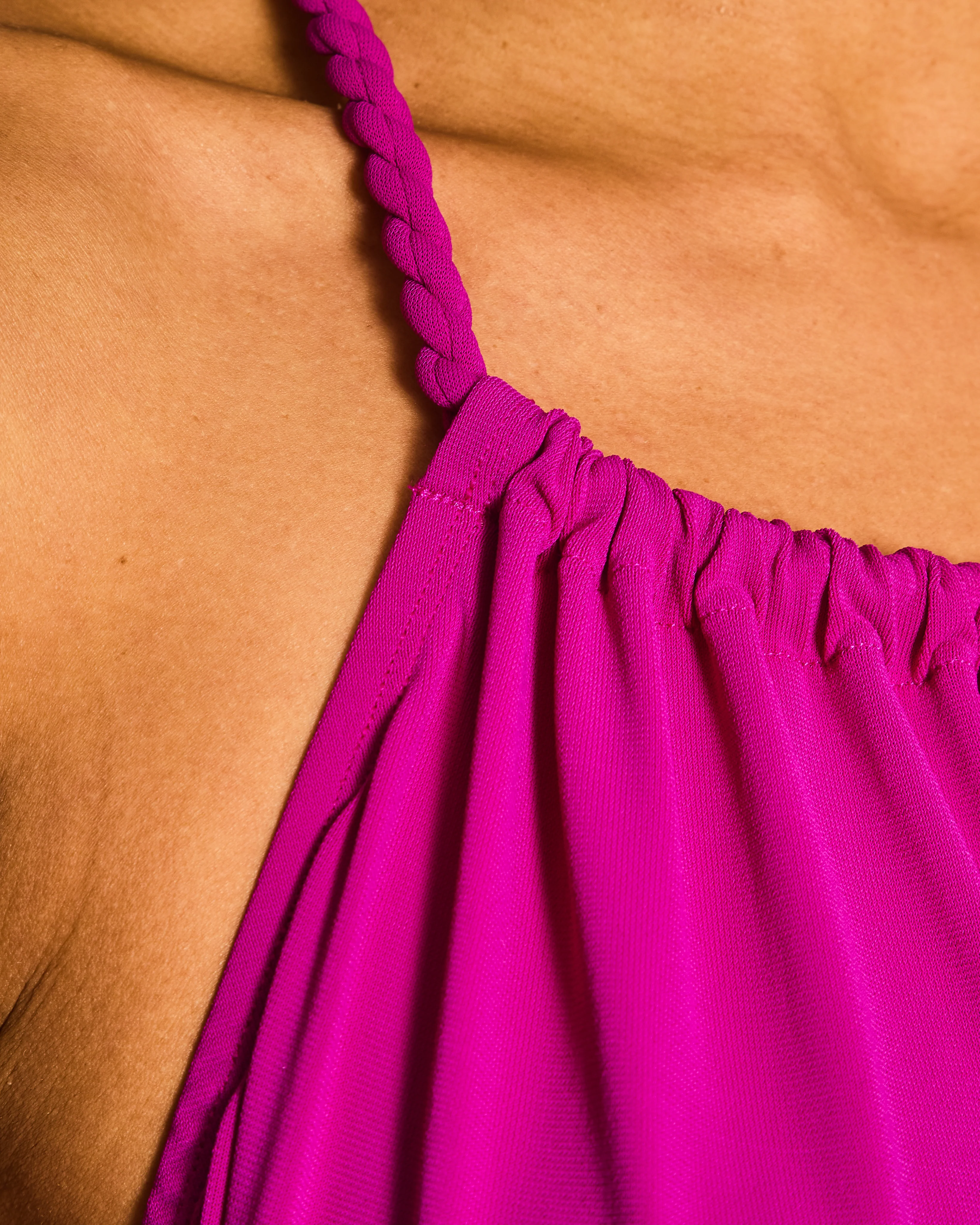 ERES Purple Beach Cover-Up with Twisted Strap Detail Size S (UK 8) - Image 3