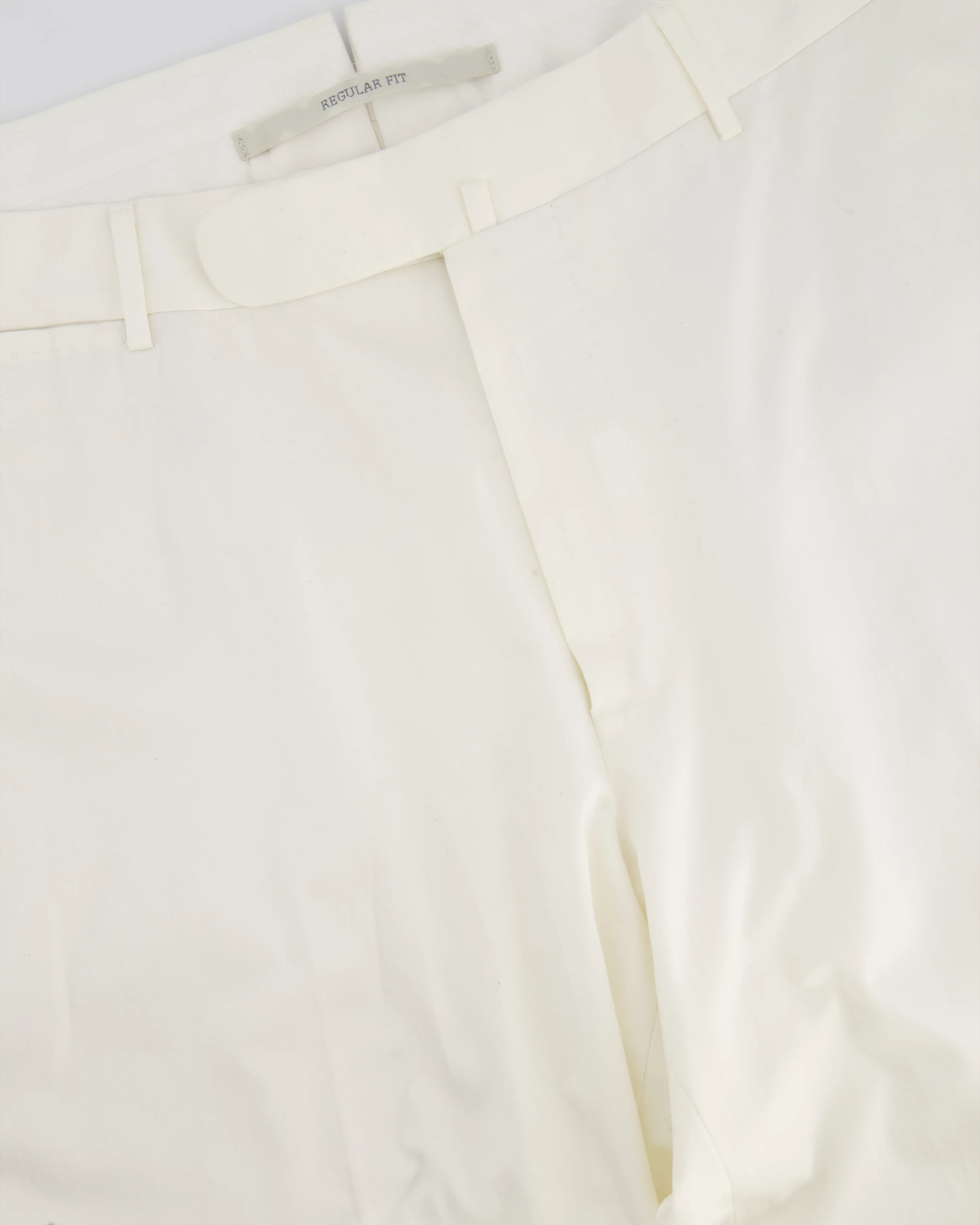 Ermenegildo Zegna Menswear White Chino Trousers  IT 54 (UK 44) - Image 2