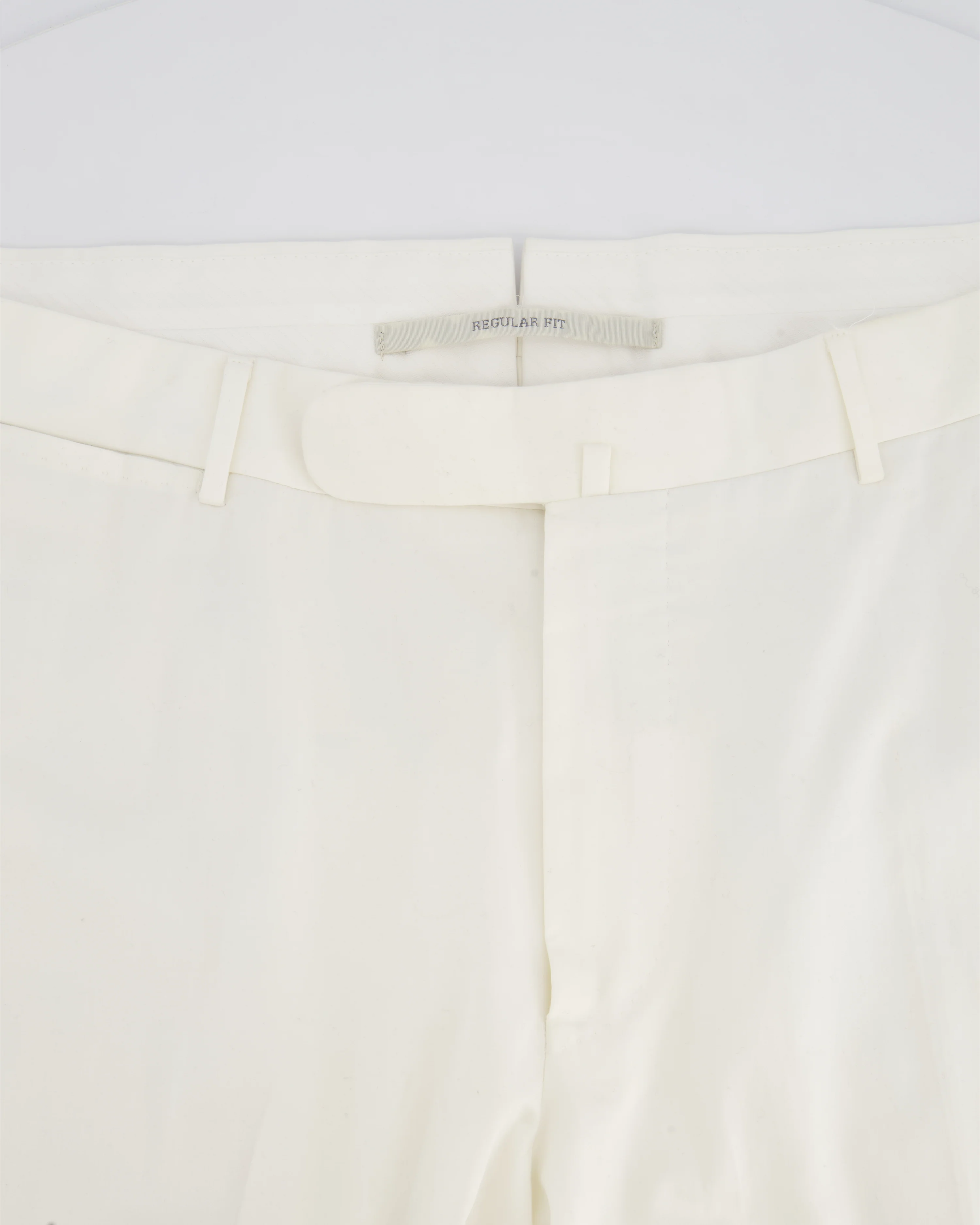 Ermenegildo Zegna Menswear White Chino Trousers  IT 54 (UK 44) - Image 3