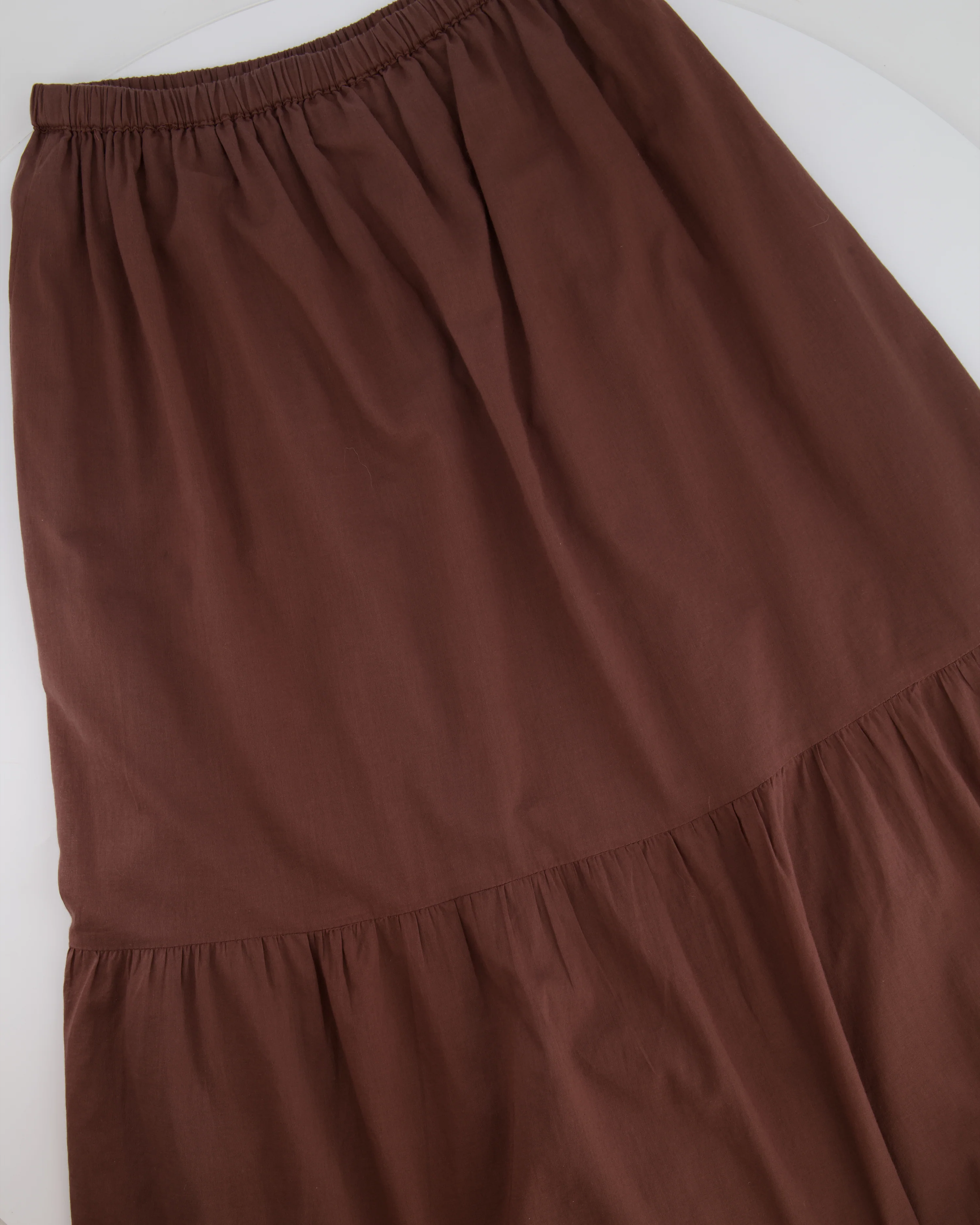 Faithfull The Brand Brown Crop Top and Skirt Set Size S (UK 8) - Image 5