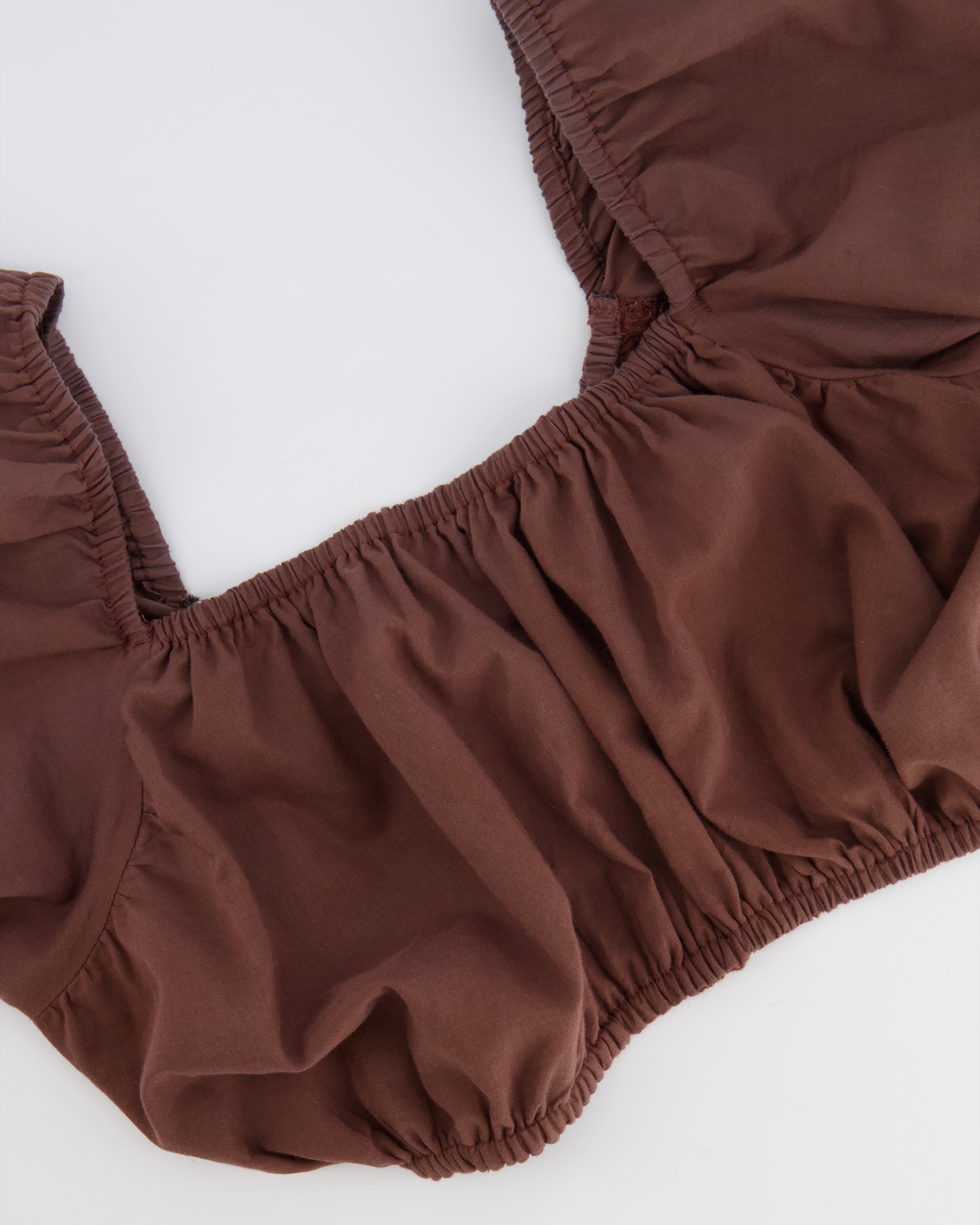 Faithfull The Brand Brown Crop Top and Skirt Set Size S (UK 8) - Image 8