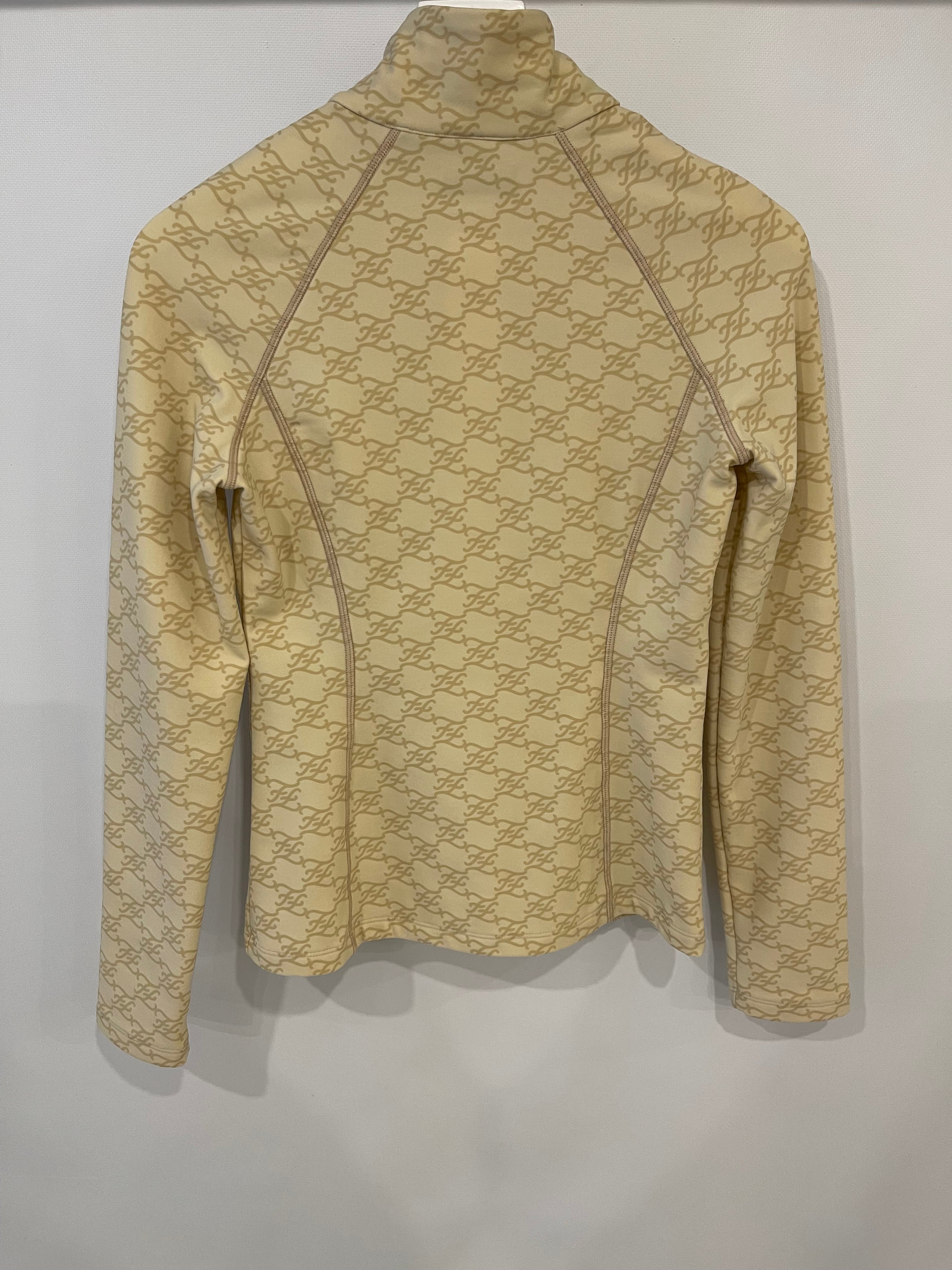 Fendi Beige Gilet with FF Monogram Prints Size FR 36 (UK 8) - Image 10