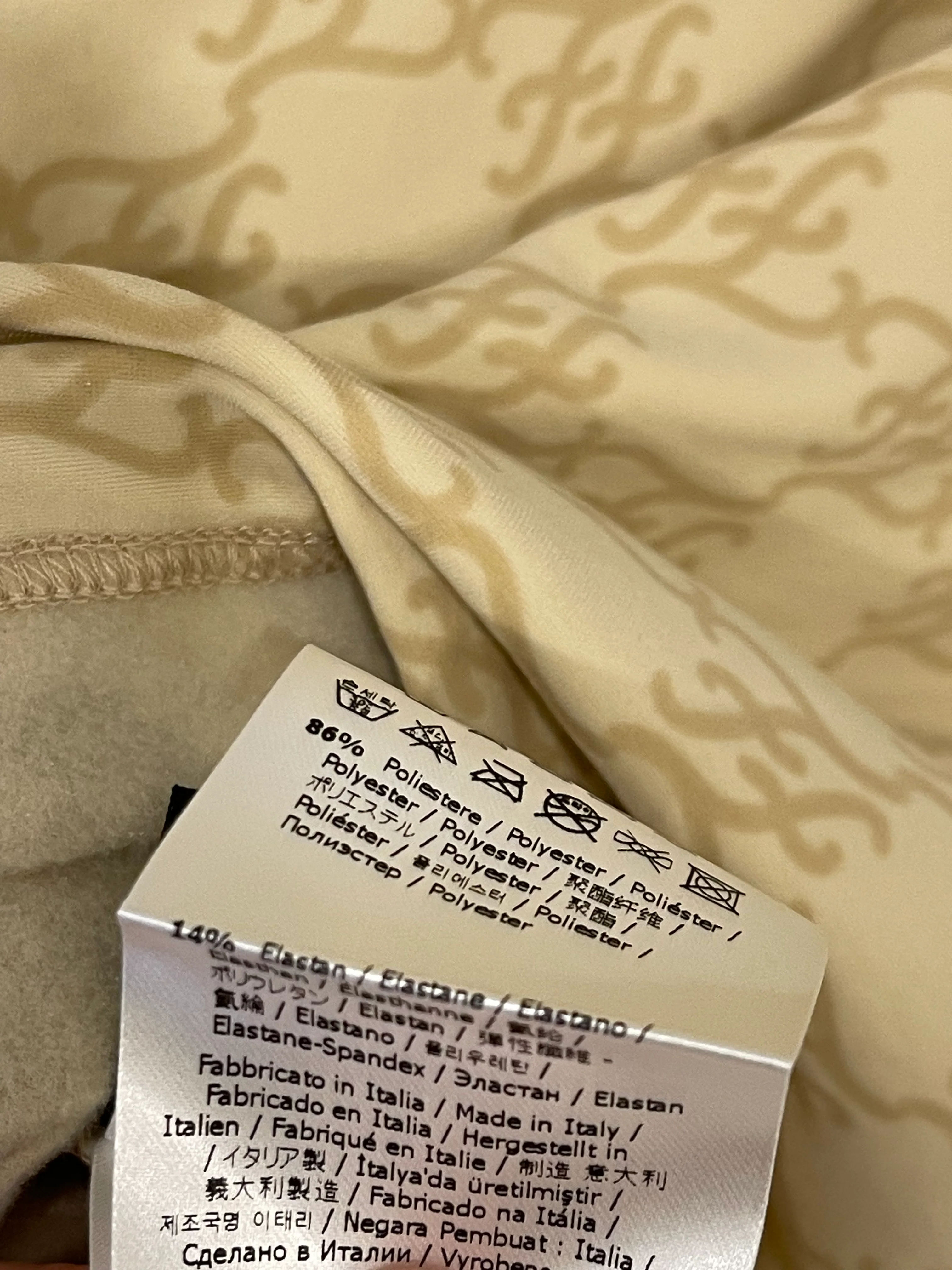 Fendi Beige Gilet with FF Monogram Prints Size FR 36 (UK 8) - Image 13
